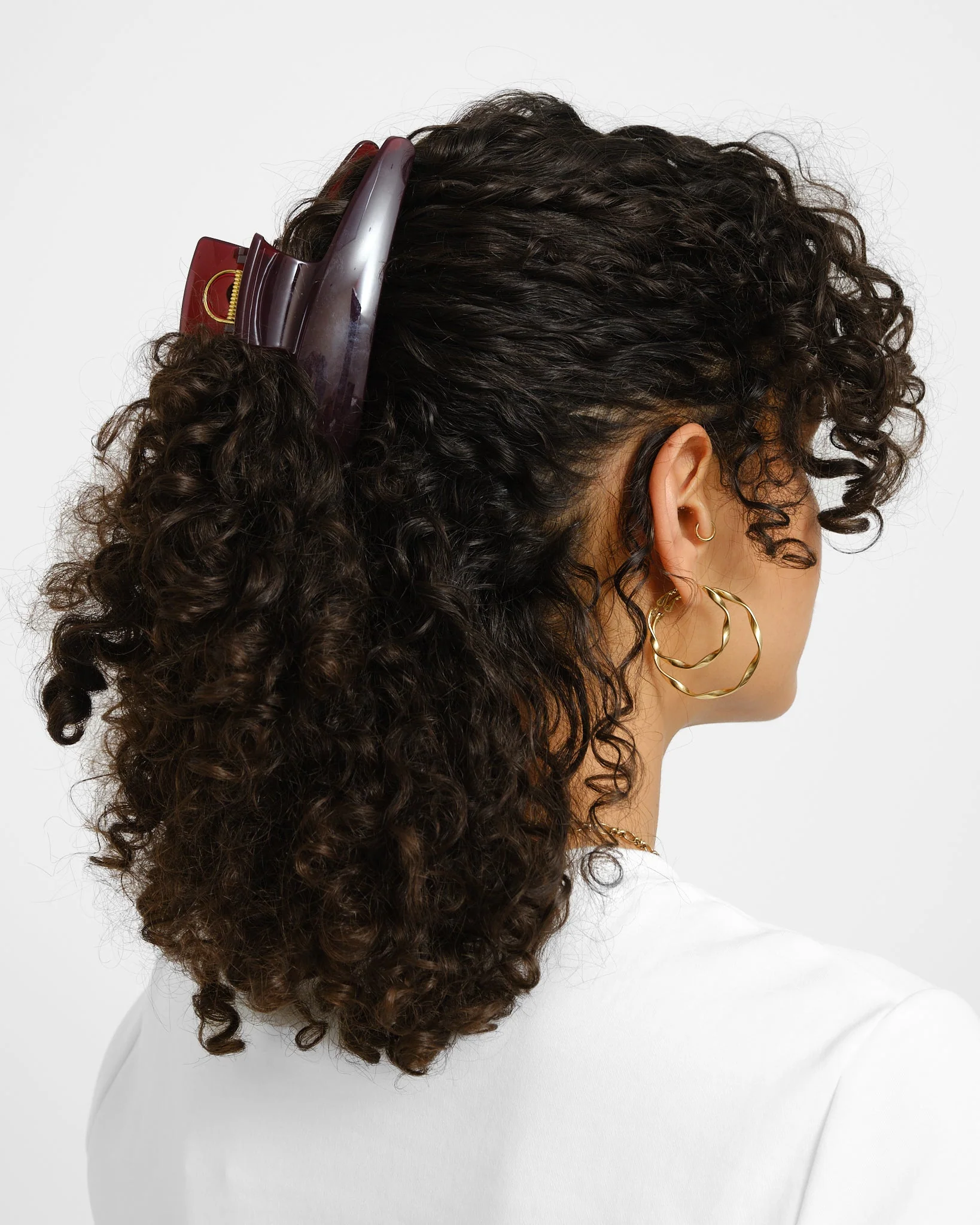Claw Clip Pointy Bordeaux - Image 2