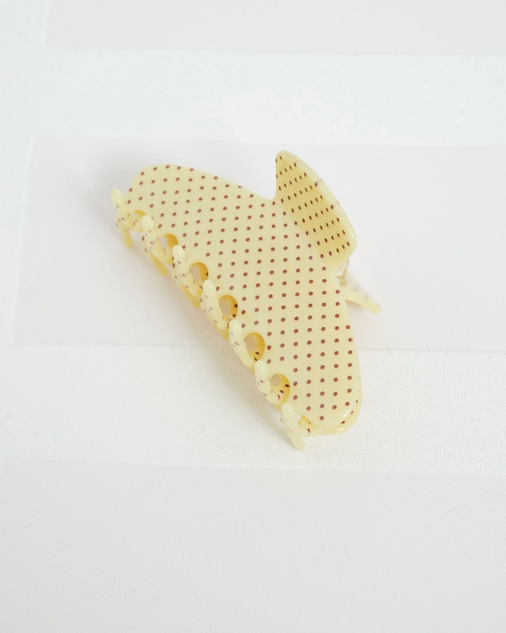 Claw Clip Polkadot Yellow