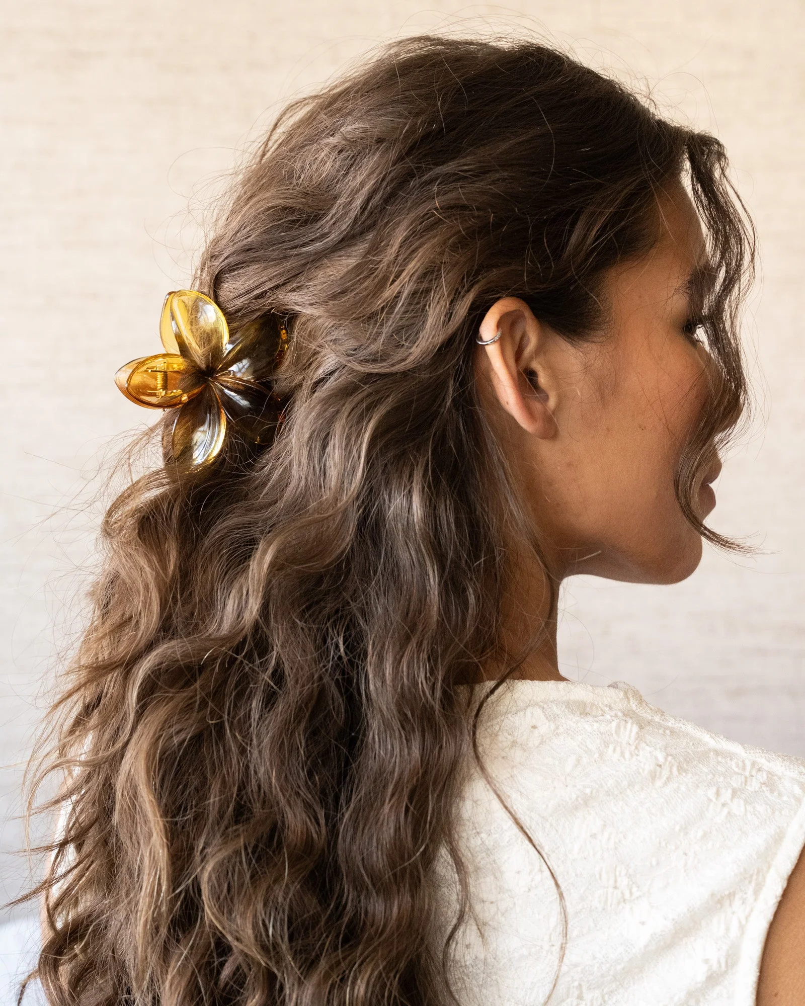 Flower Clip Yellow - Image 2