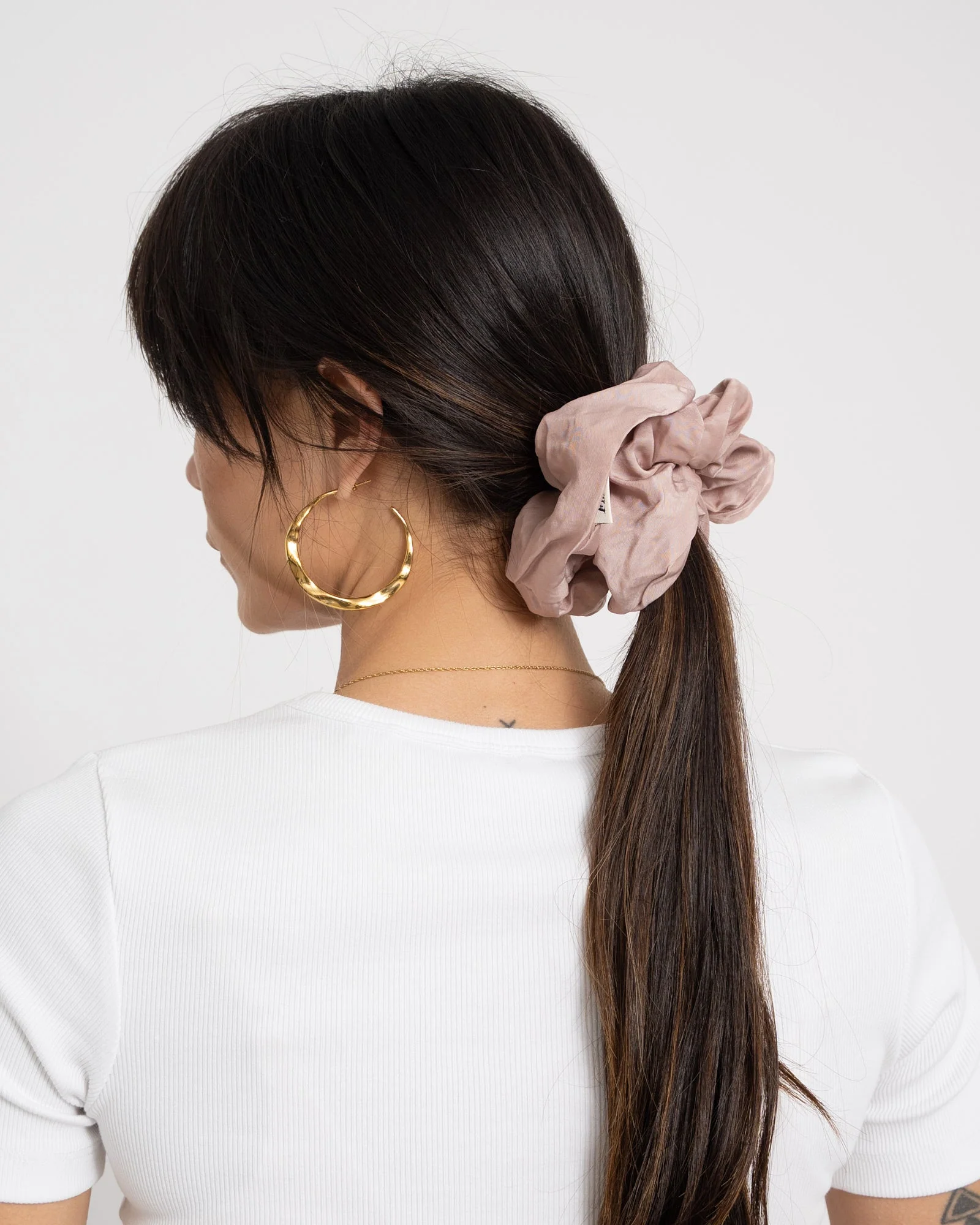 Scrunchie Shimmer Light Pink - Image 2