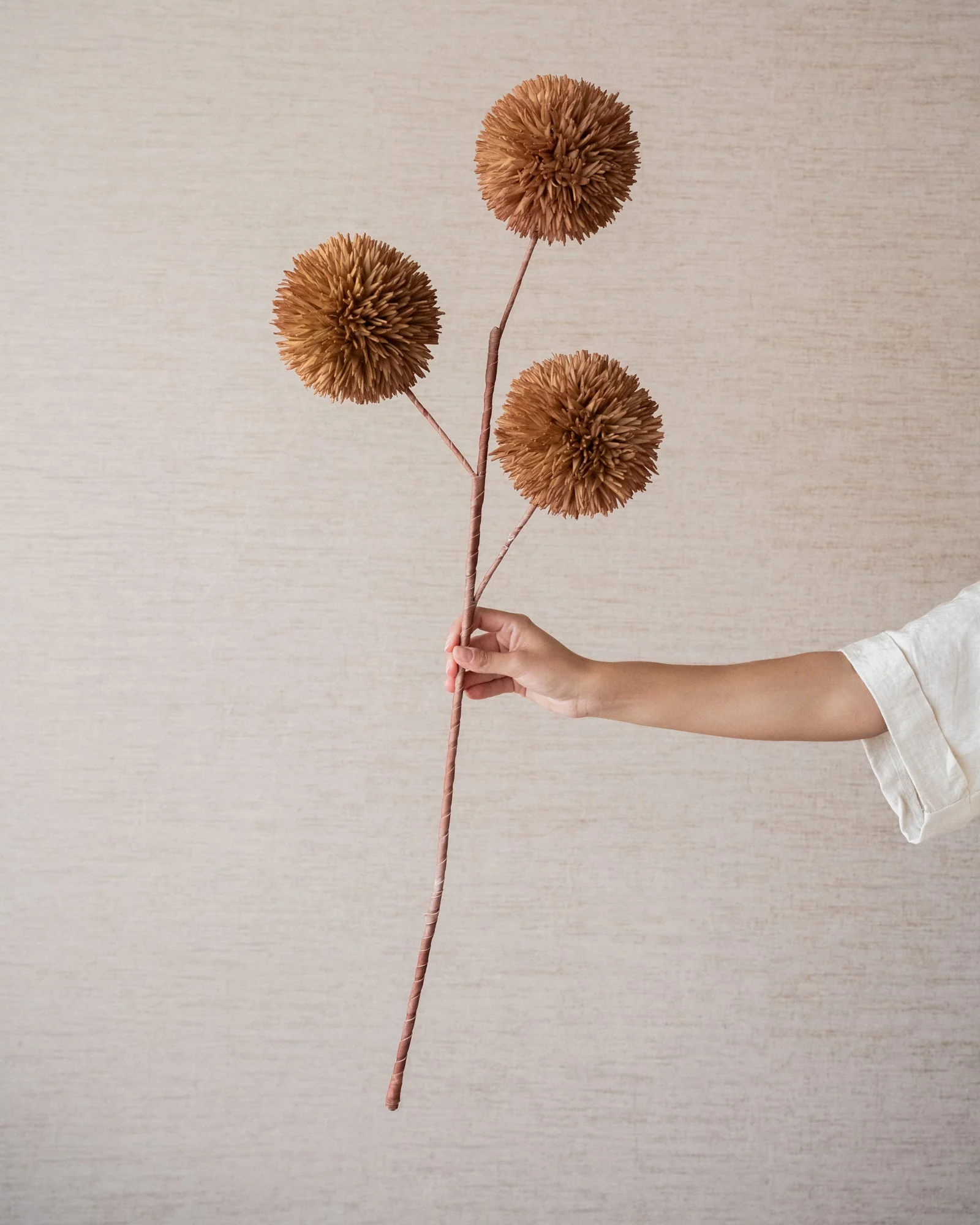 Kunstbloemen Monica Hazelnut - Image 3