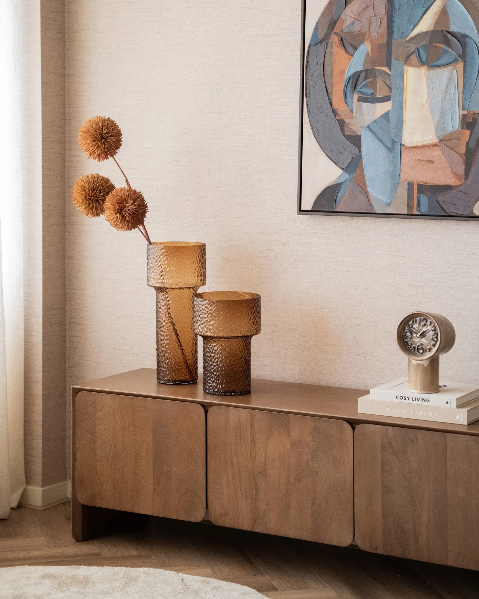 Kunstbloemen Monica Hazelnut - Image 4