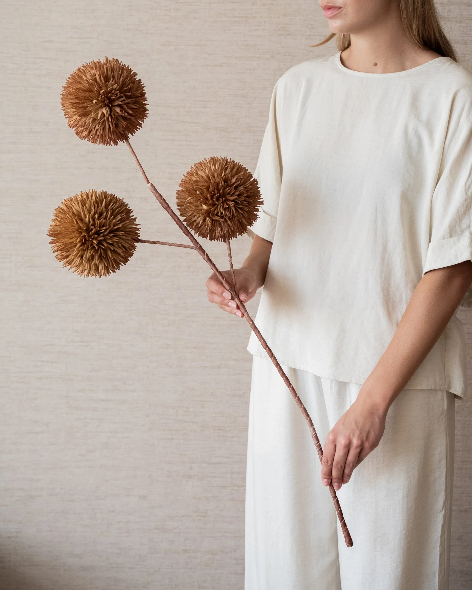 Kunstbloemen Monica Hazelnut - Image 5