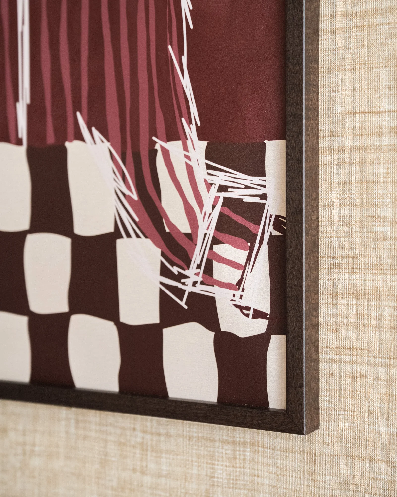 TILTIL X ARDWORKS Wall Art Dakota Burgundy A2 / B1 - Image 5