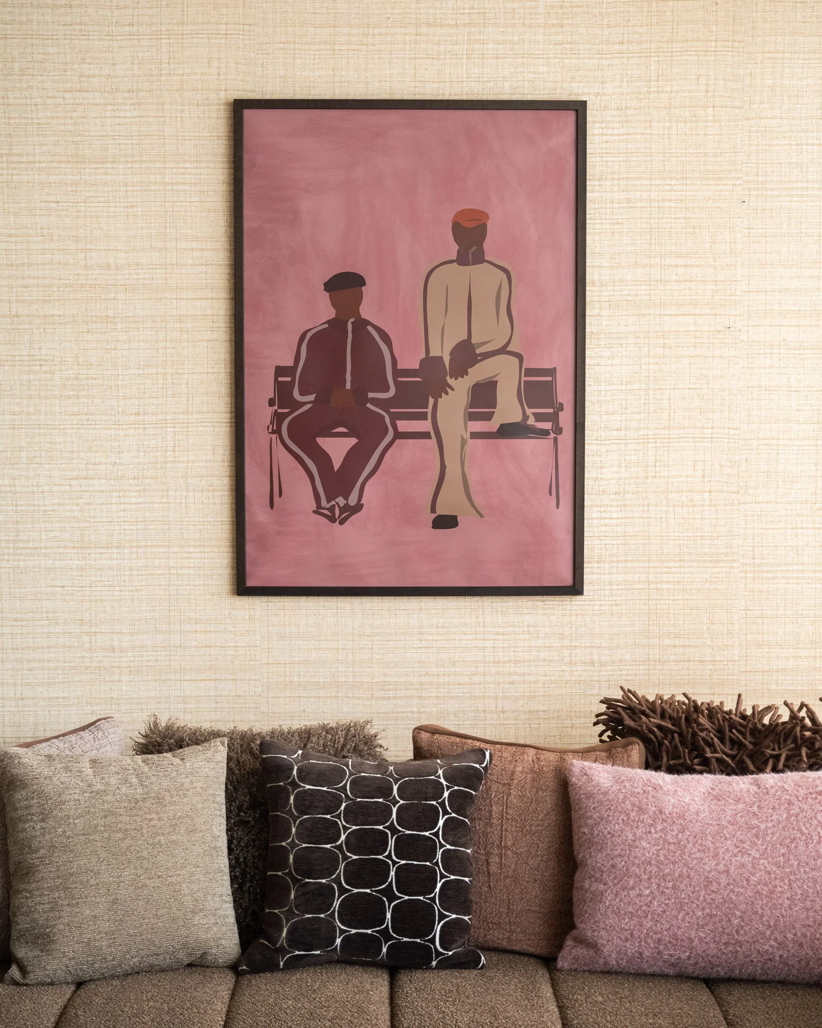 TILTIL X ARDWORKS Wall Art Sidewalk Dusty Pink B2 / B1