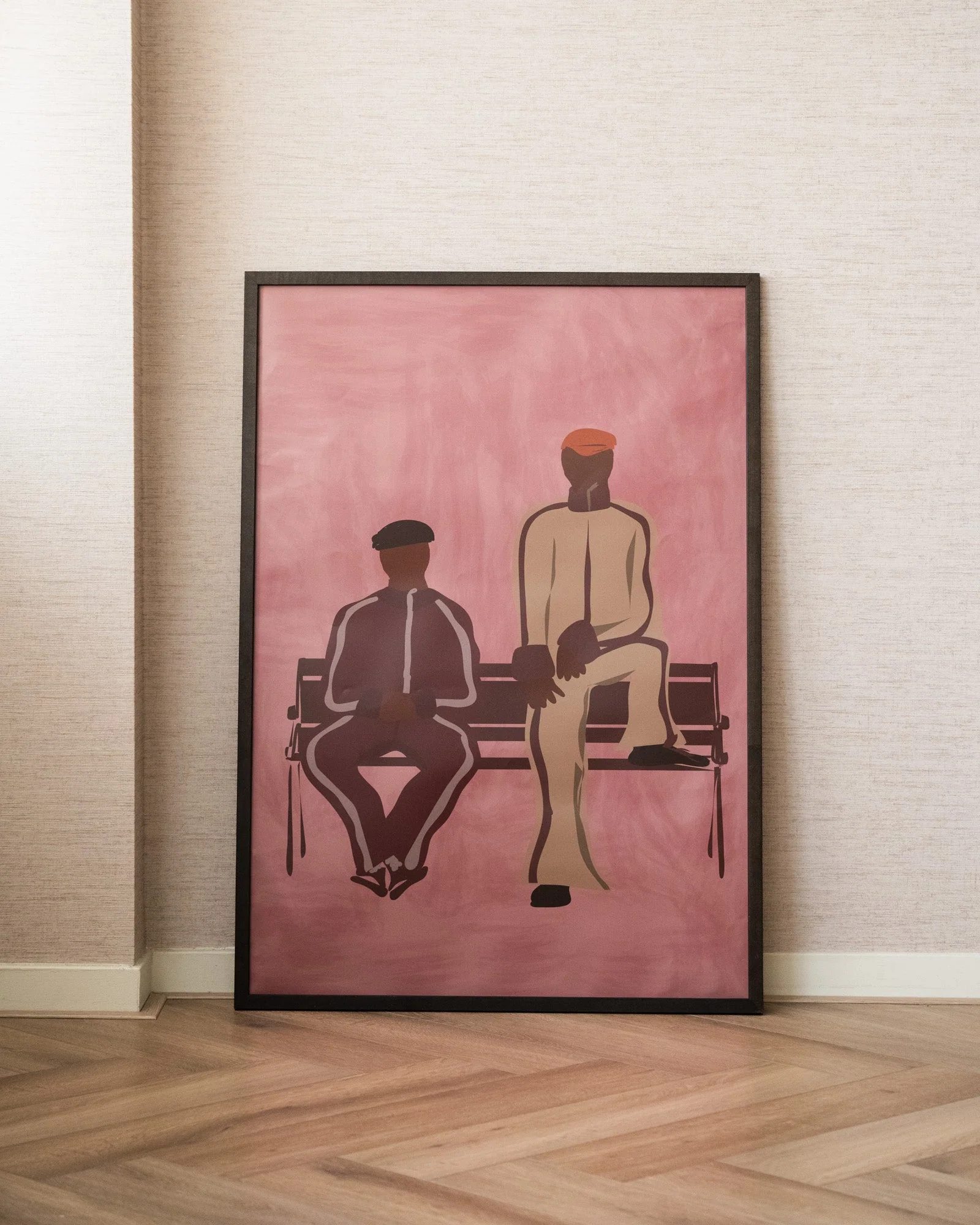 TILTIL X ARDWORKS Wall Art Sidewalk Dusty Pink B2 / B1 - Image 2