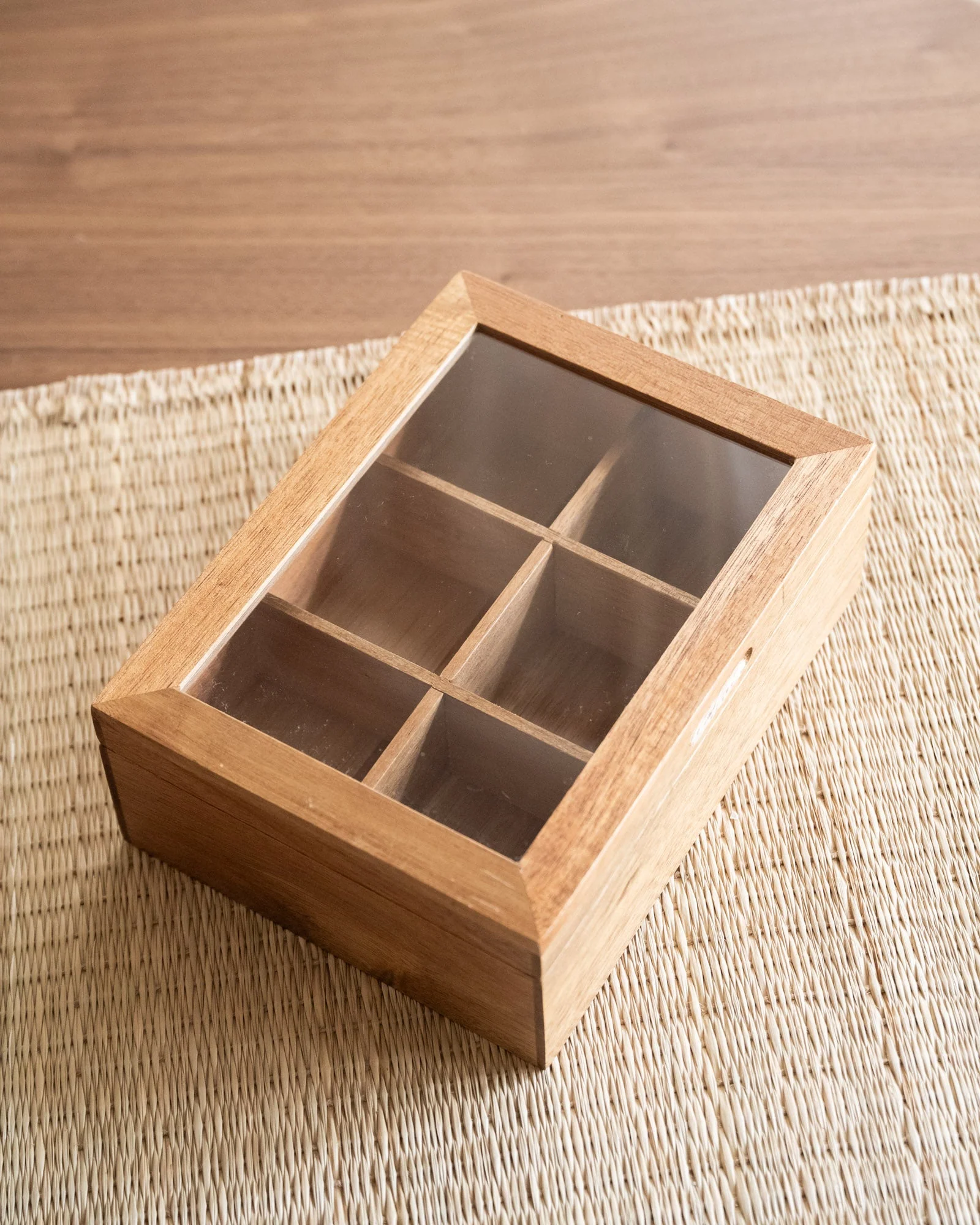 Tea Box Acacia Wood - Image 2