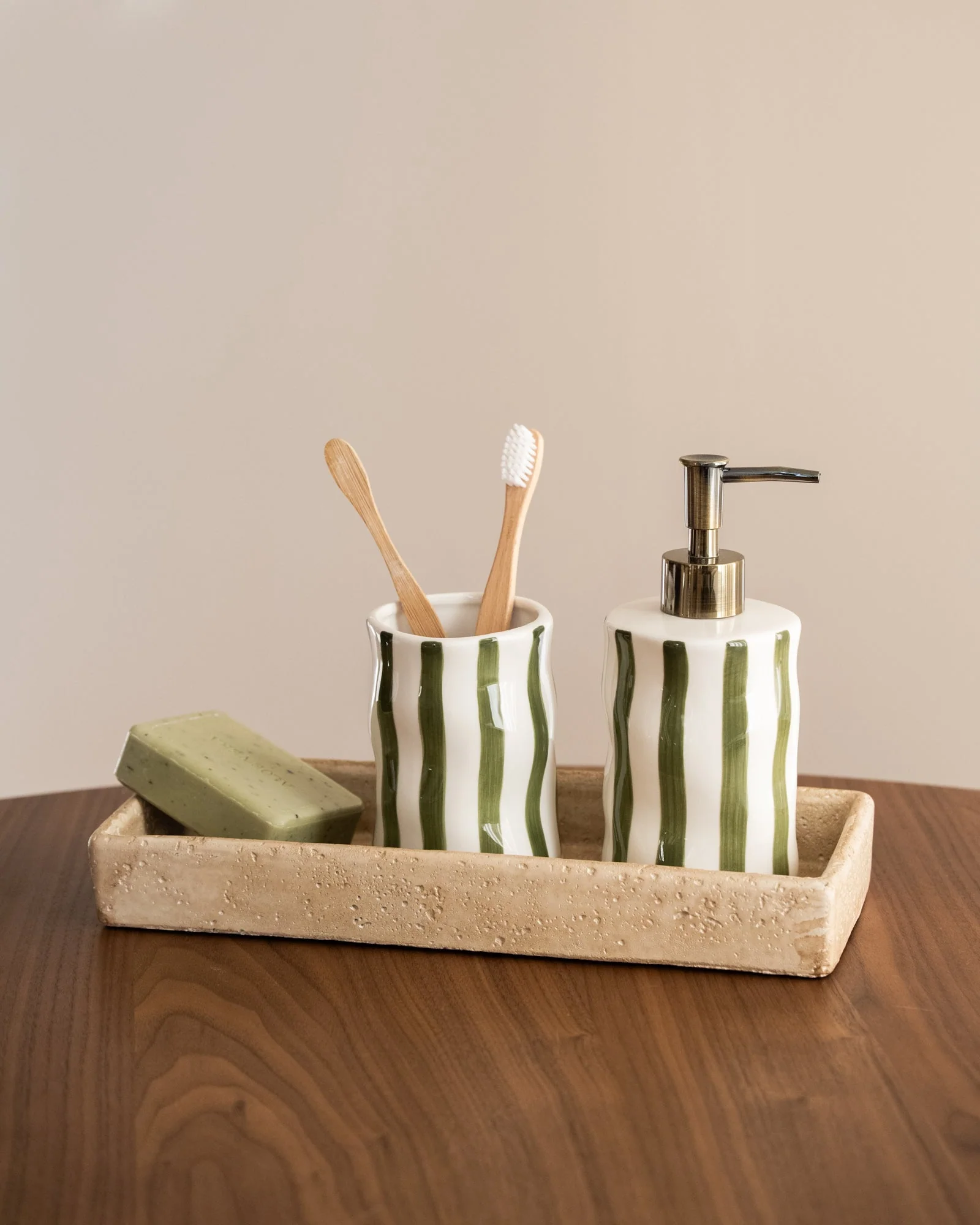Soap Dispenser Corfu Green - Image 6