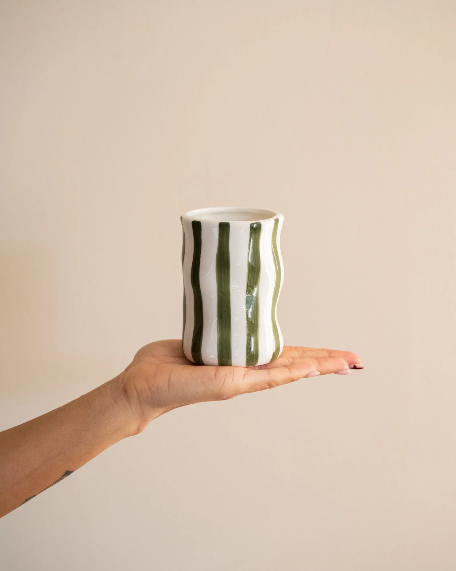 Toothbrush Holder Corfu Green - Image 8