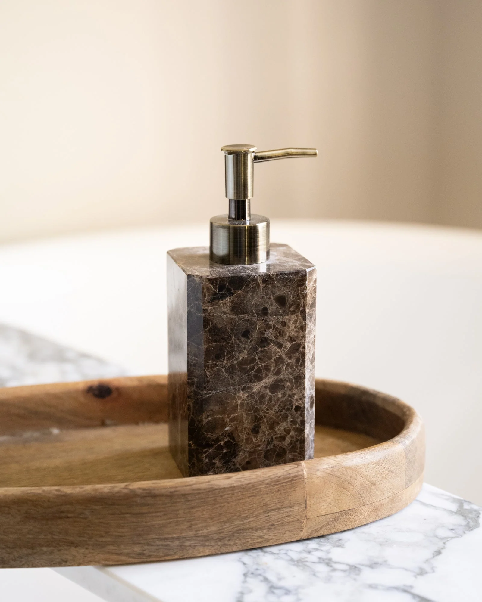 Zeepdispenser Royal Marble Brown