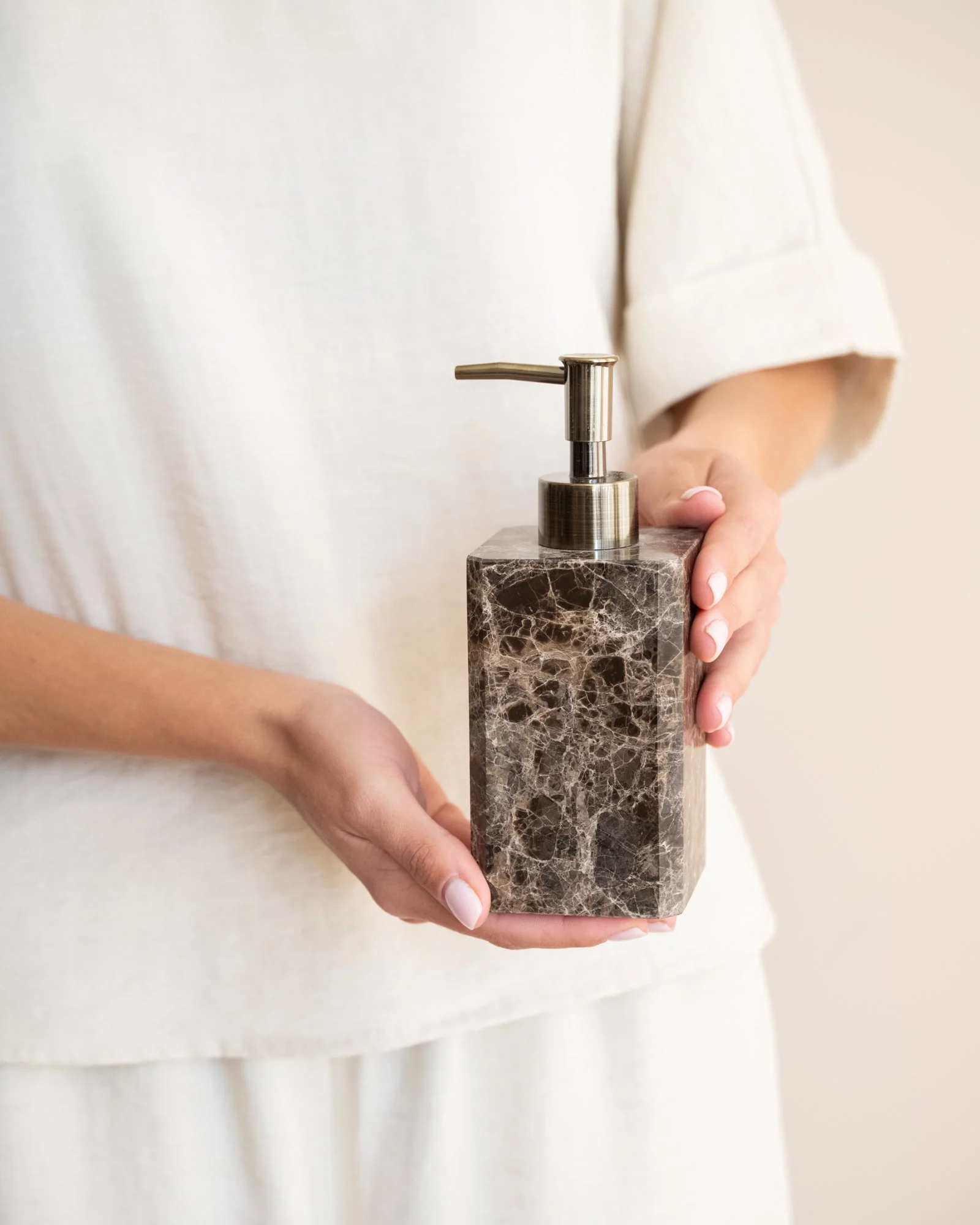 Zeepdispenser Royal Marble Brown - Image 3