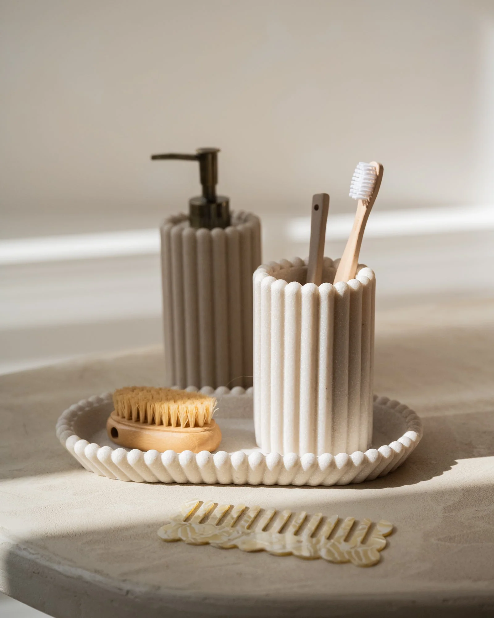 Tandenborstelhouder Stripes Polyresin - Image 6