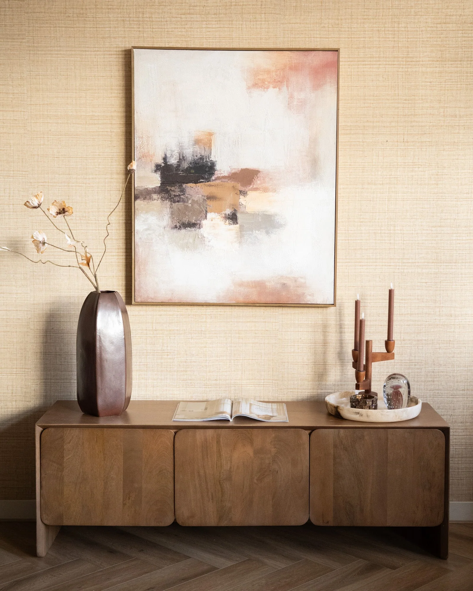 Large Hand-Painted Wall Art Bonea