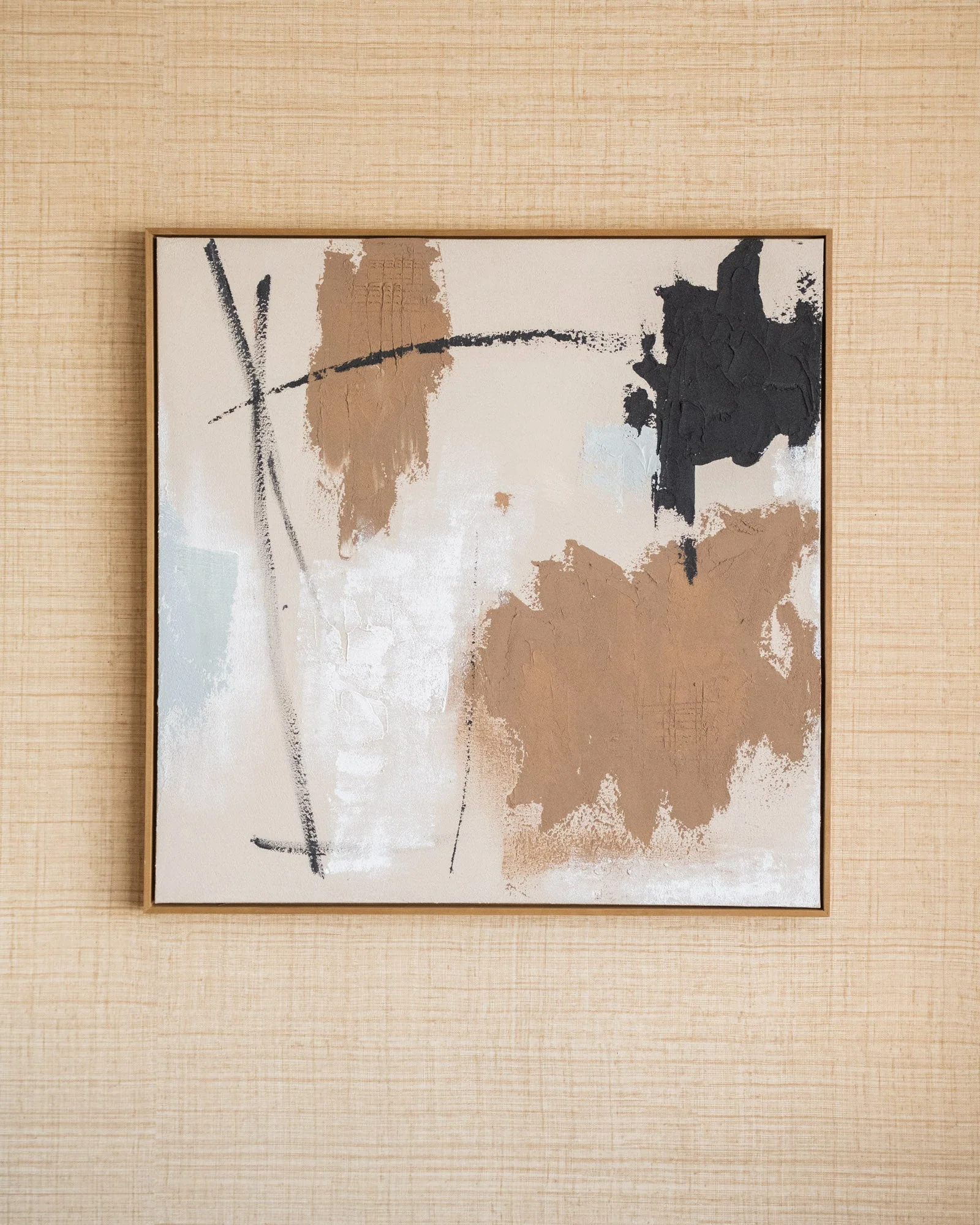 Hand-Painted Wall Art Esauira Brown