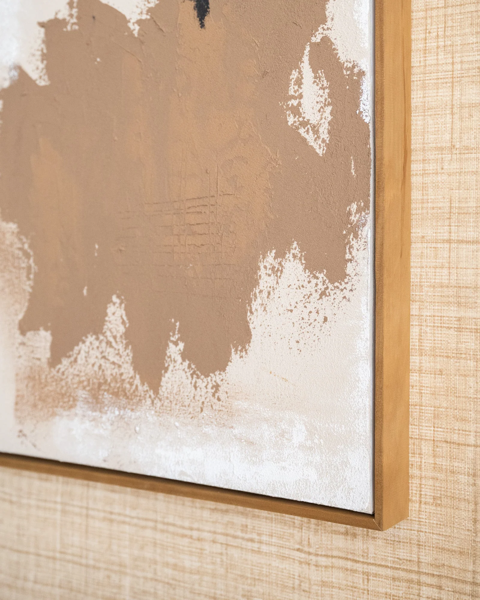 Hand-Painted Wall Art Esauira Brown - Image 4