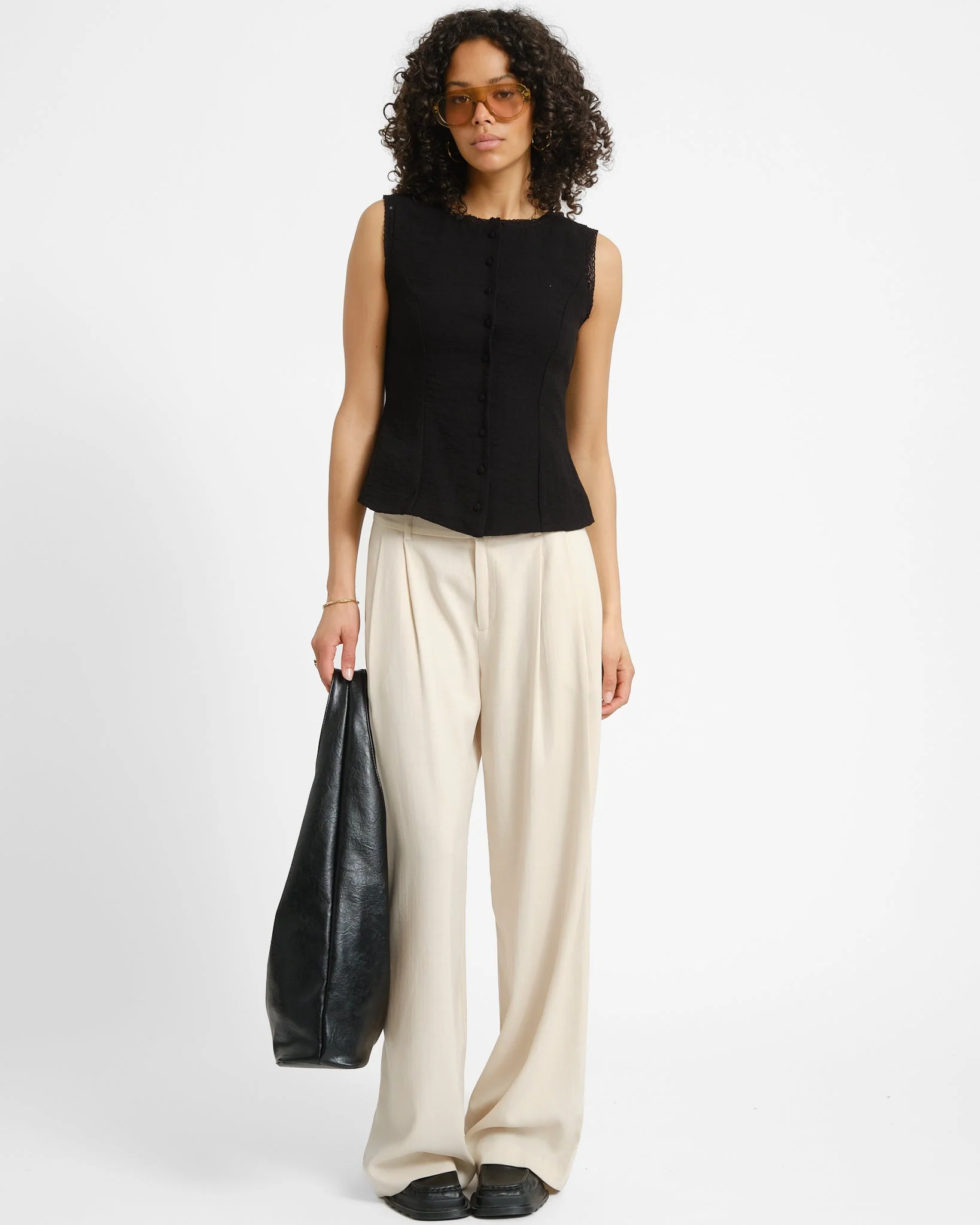 Aware Lise O-neck Top Black - Image 2