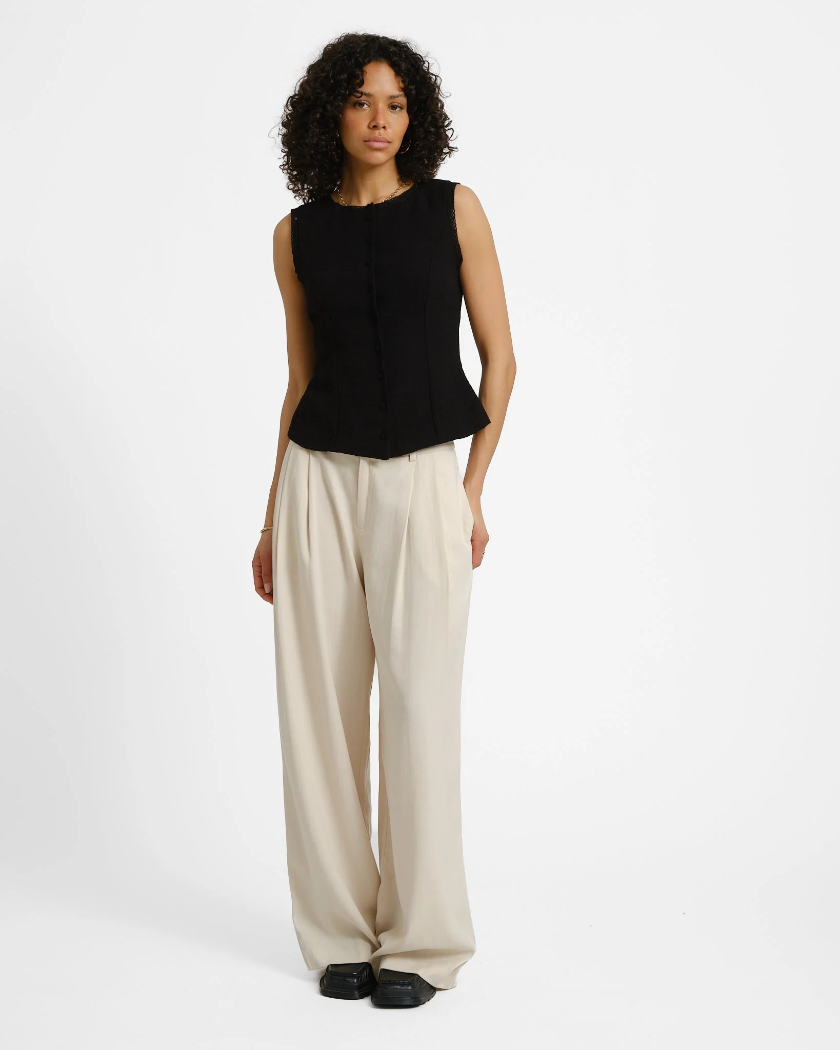 Aware Lise O-neck Top Black - Image 3