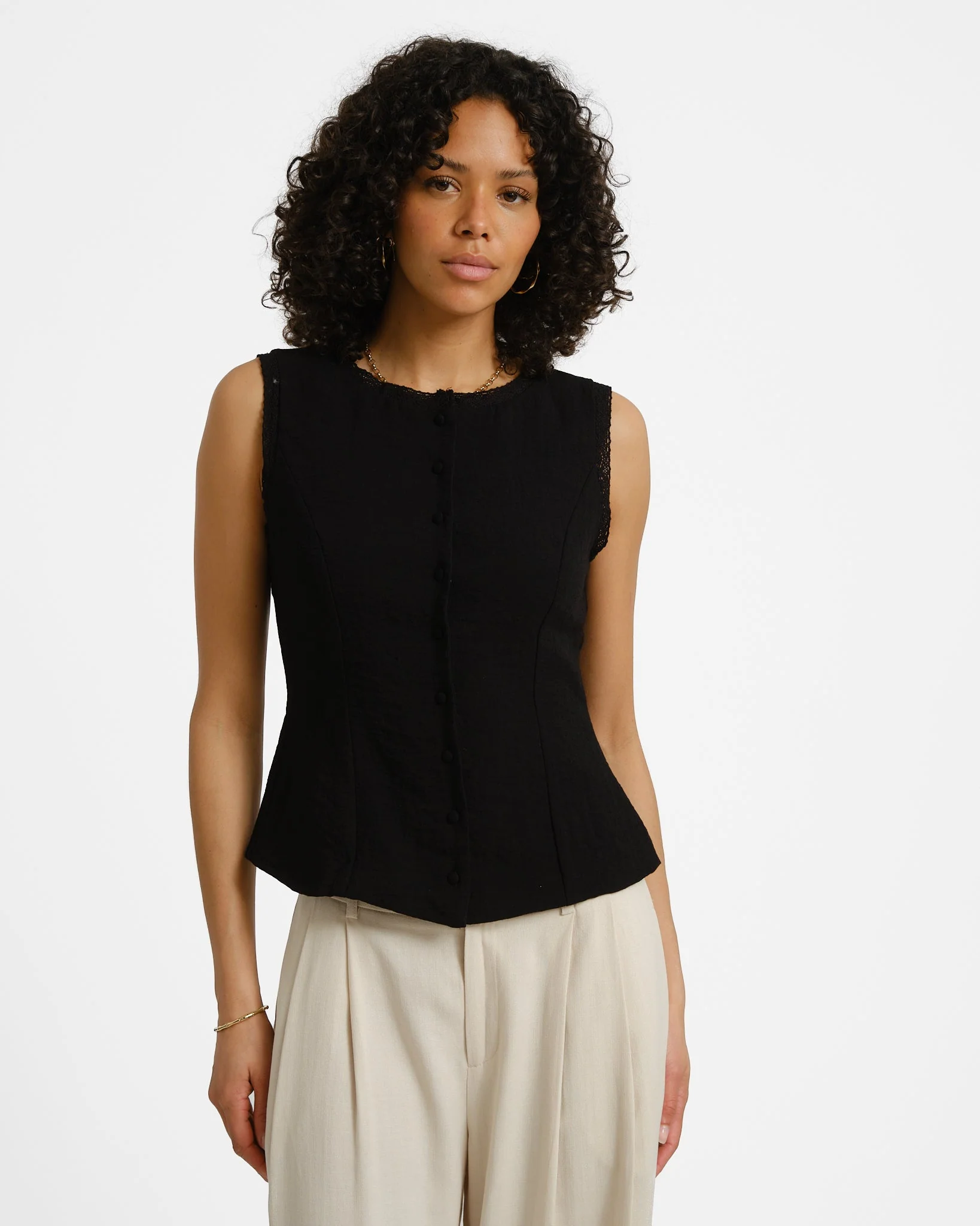 Aware Lise O-neck Top Black - Image 4