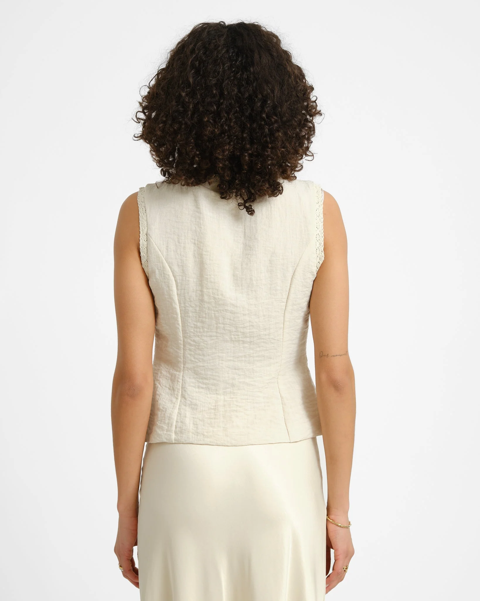 Aware Lise O-neck Top Bone White - Image 4