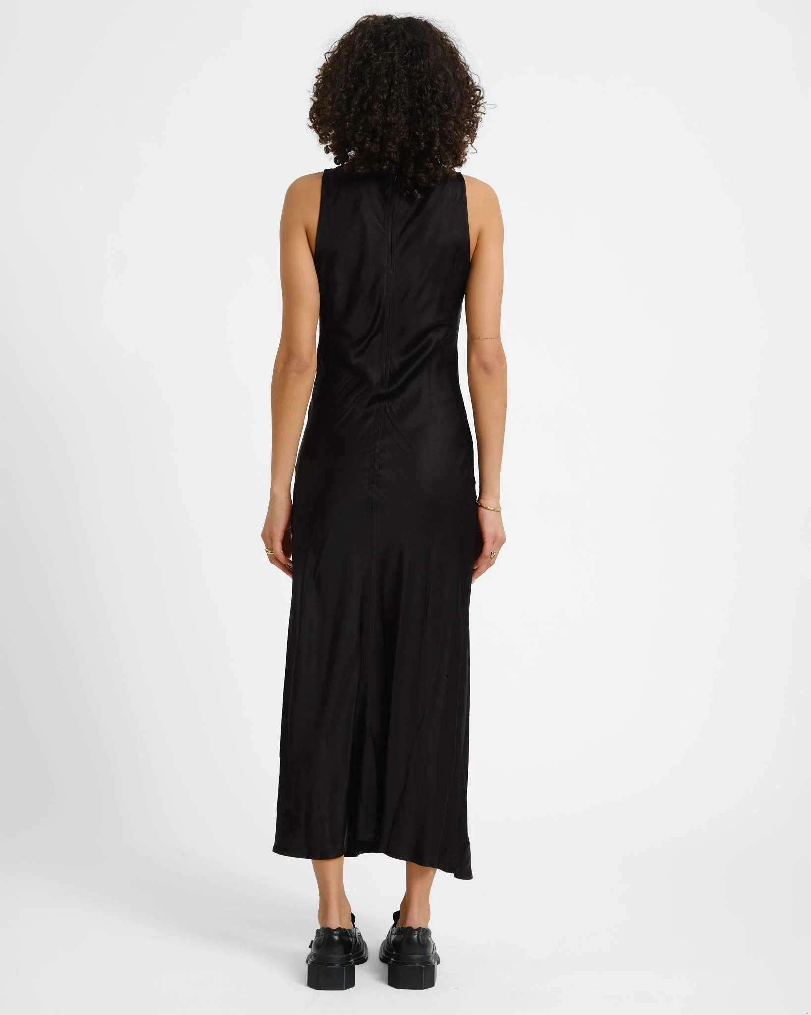 Aware Avilda V-Neck Dress Black - Image 6