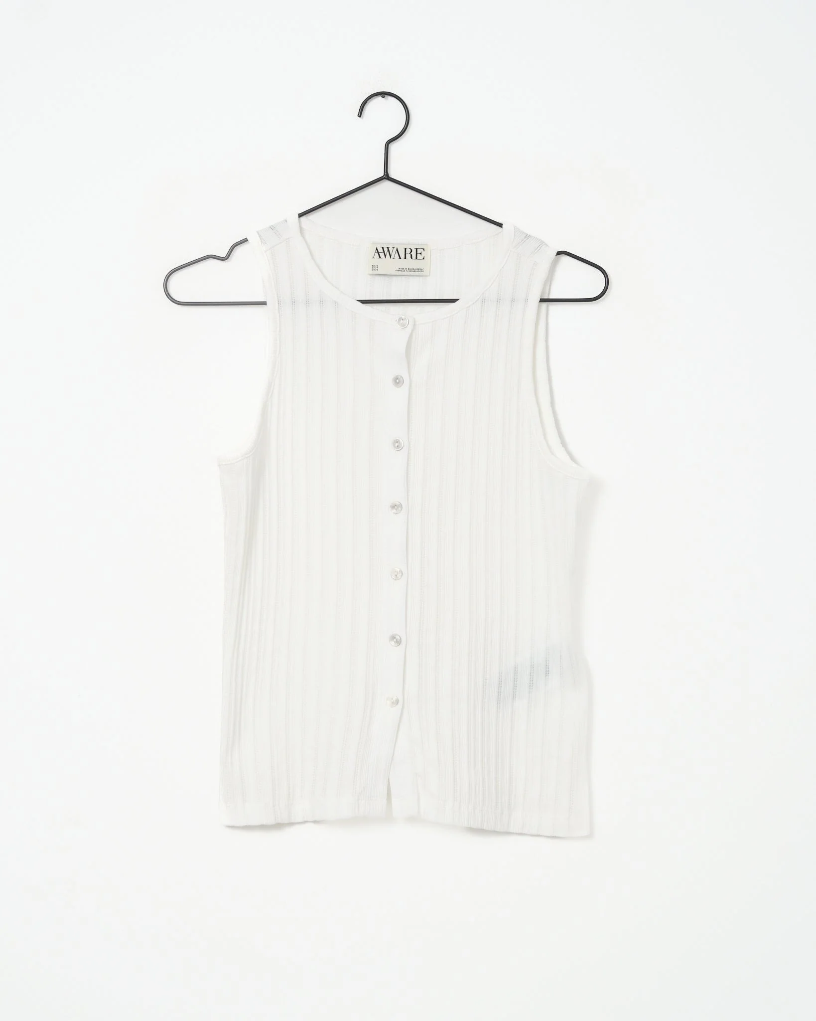 Aware Blythe O-Neck Top Snow White - Image 7