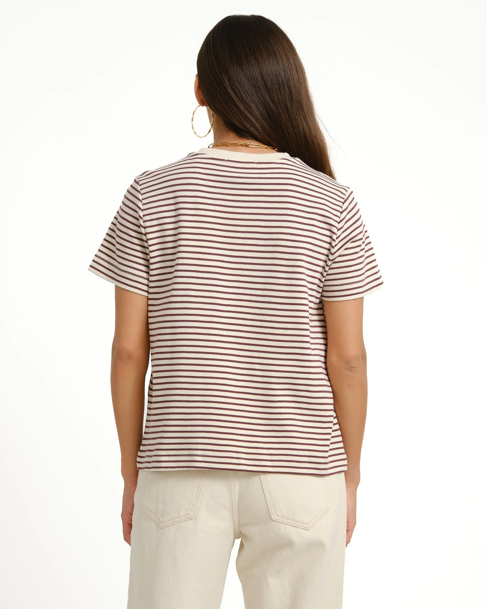 Aware Jada Naima O-Neck T-Shirt Grape - Image 6