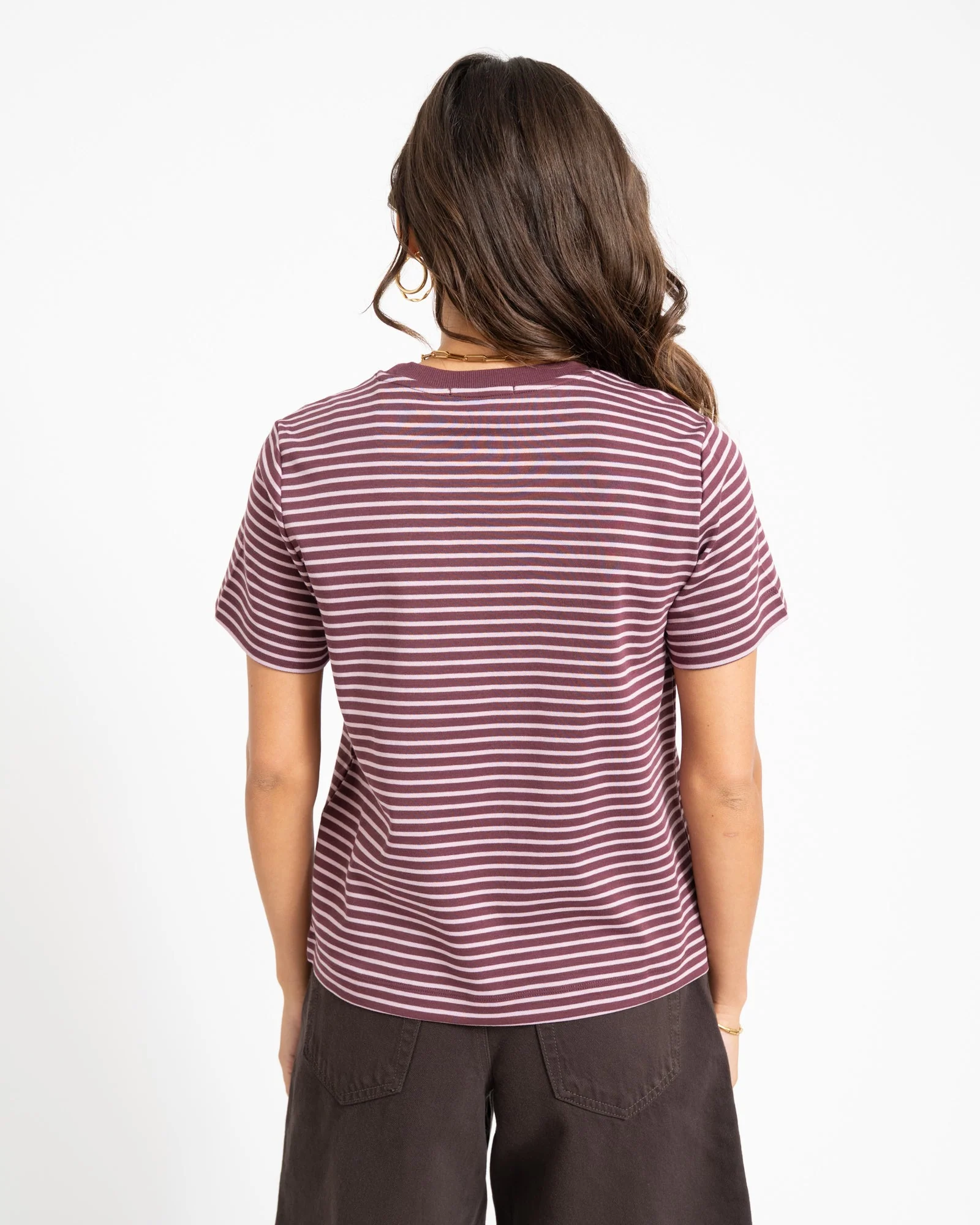 Aware Jada Naima O-Neck T-Shirt Catawba Grape/Mauve Shadows - Image 4
