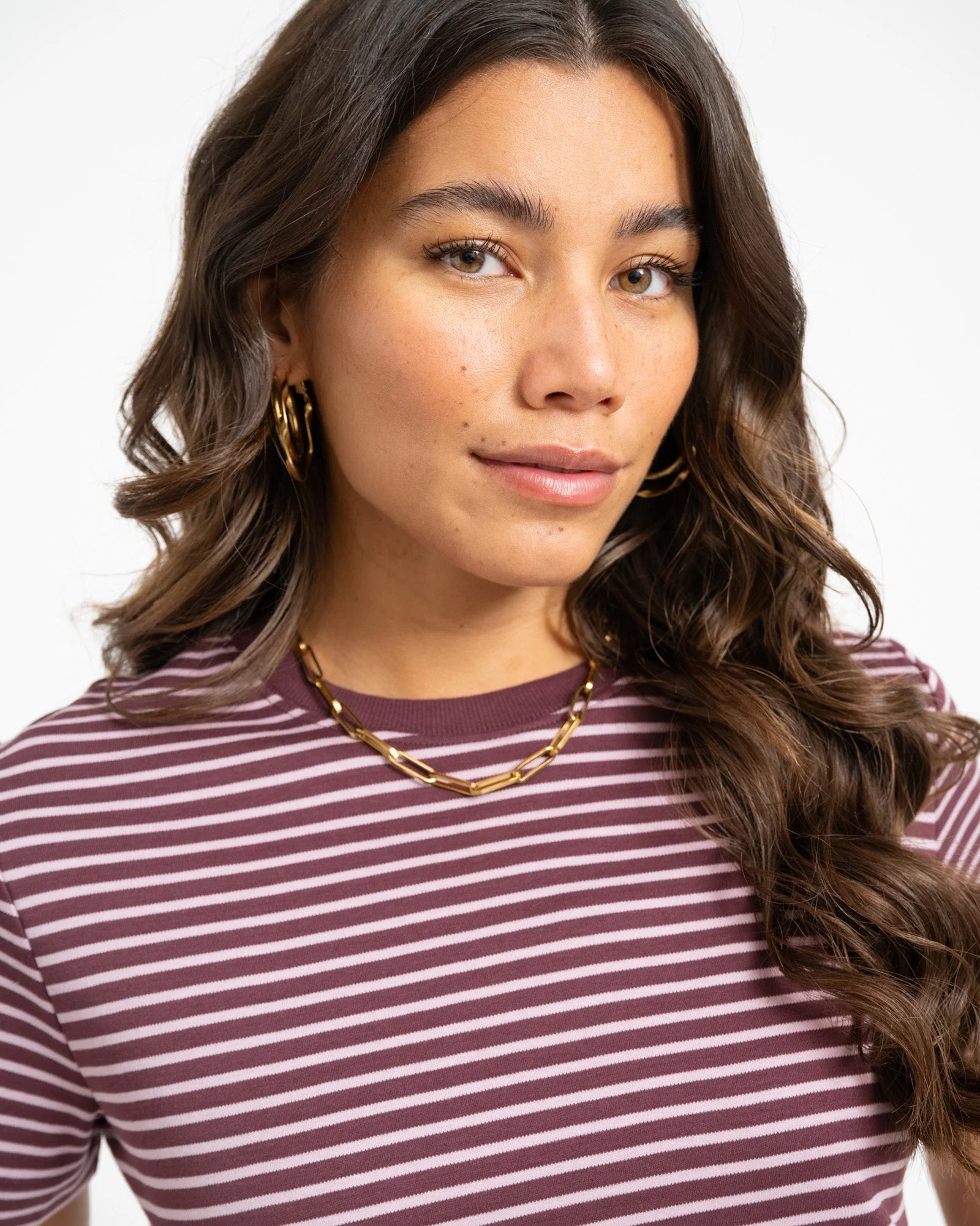 Aware Jada Naima O-Neck T-Shirt Catawba Grape/Mauve Shadows - Image 5