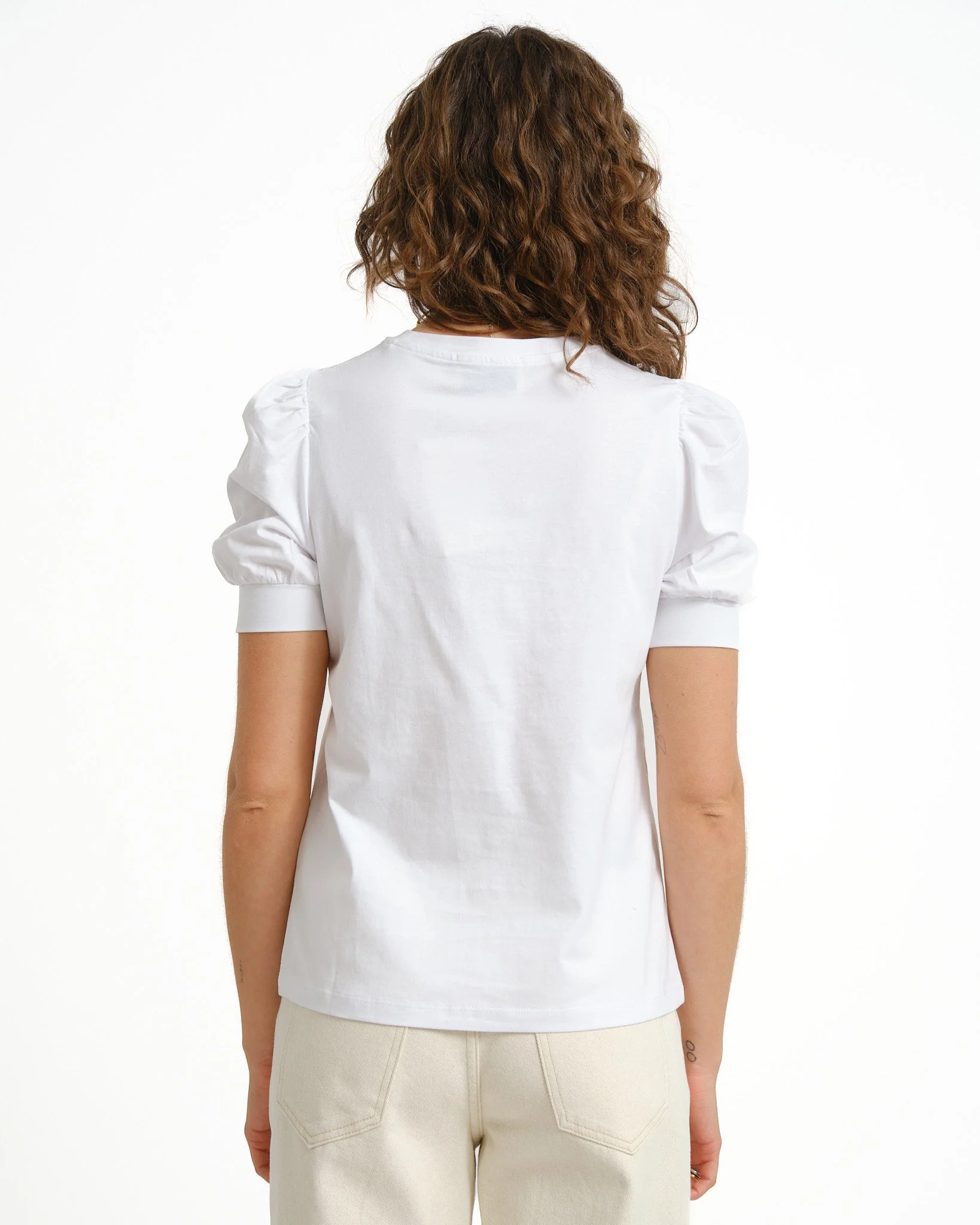 Aware Kerry O-neck Top Bright White - Image 4