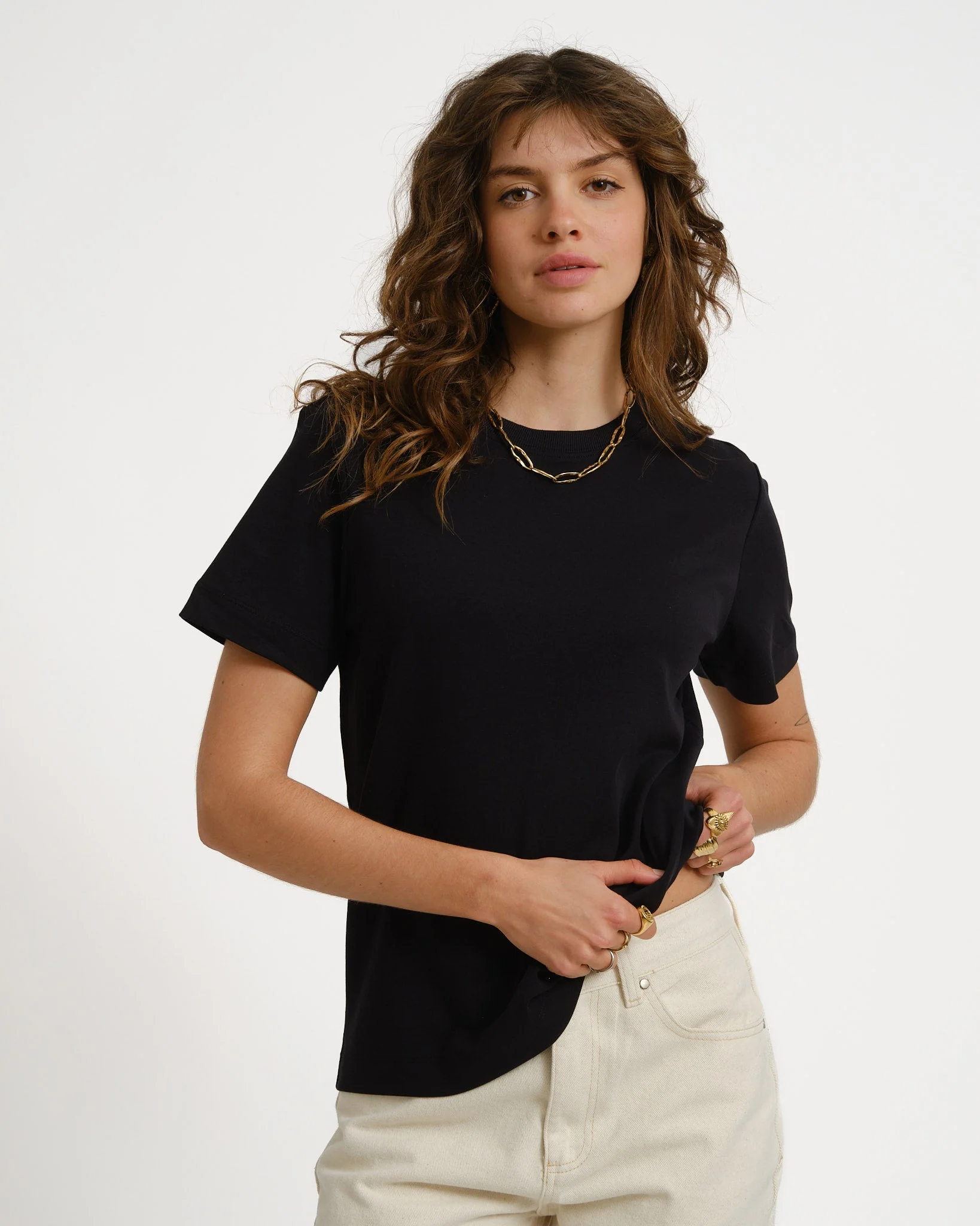 Aware Naima O-Neck T-Shirt Black
