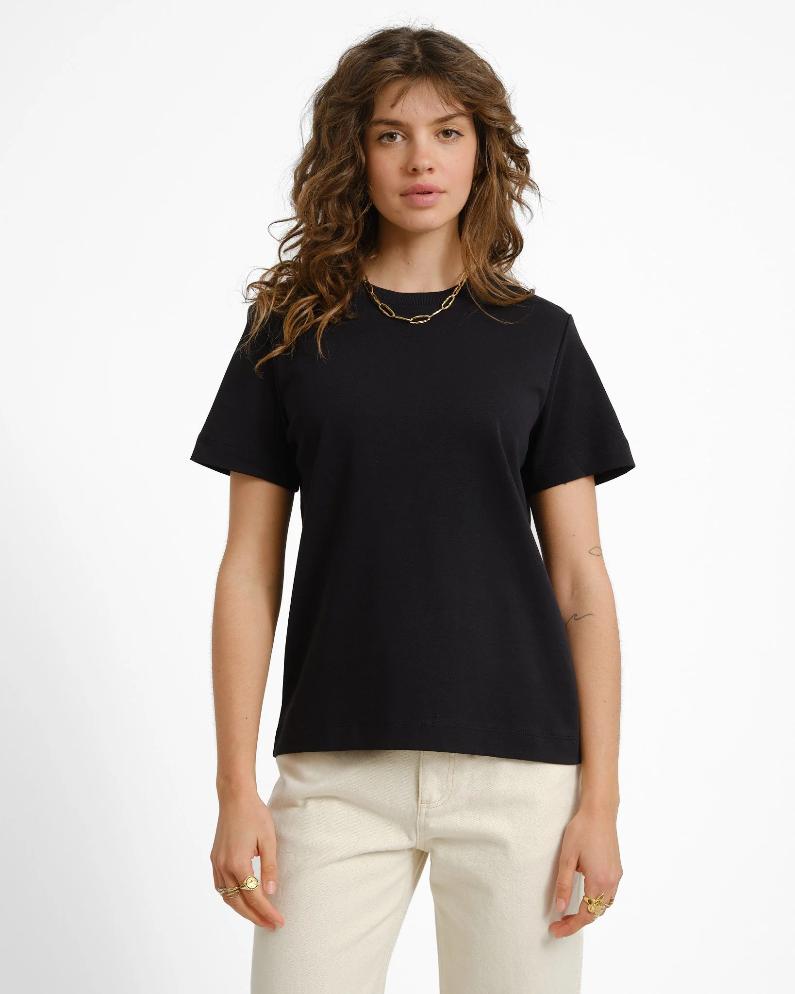 Aware Naima O-Neck T-Shirt Black - Image 3