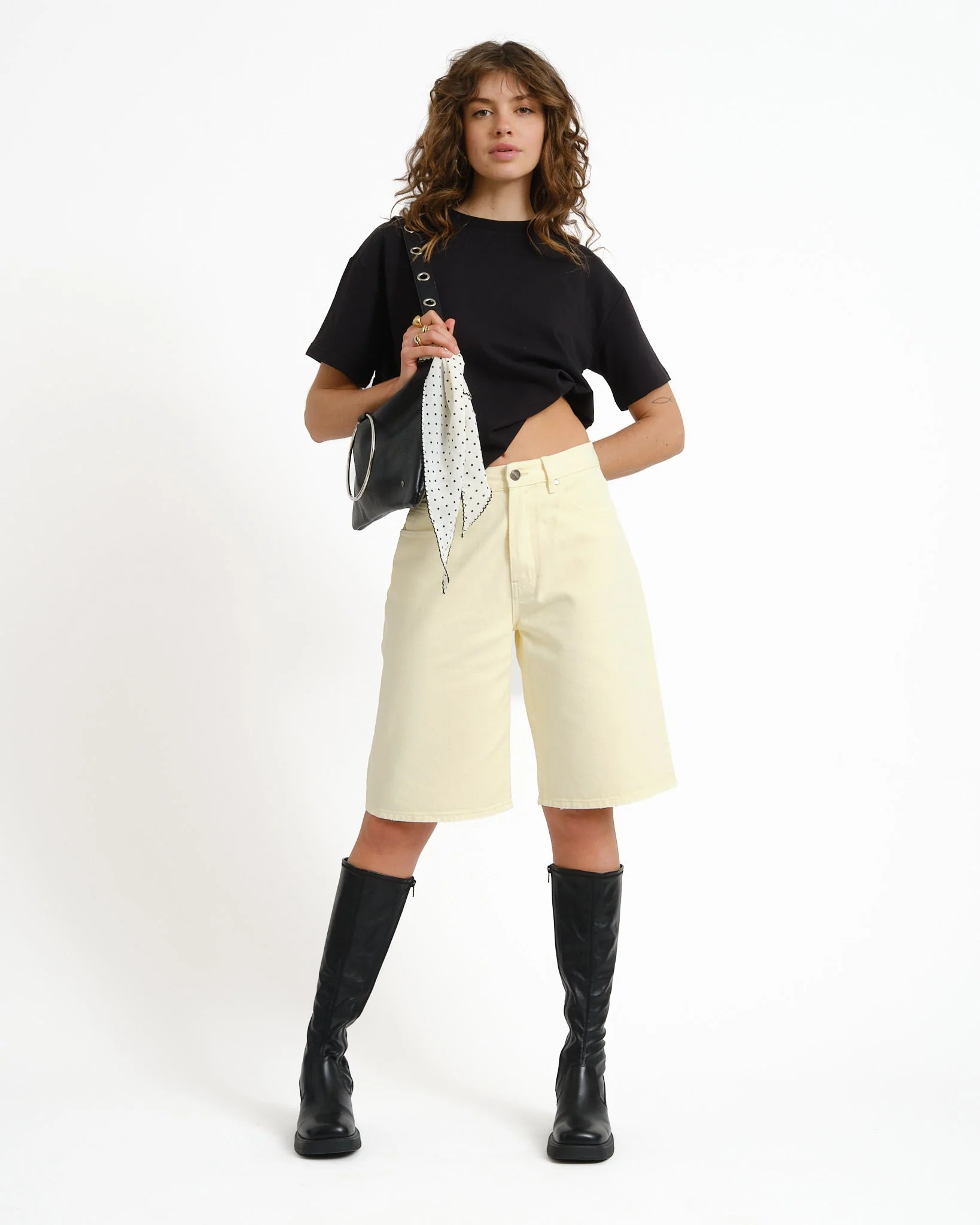 Aware Naima O-Neck T-Shirt Black - Image 6