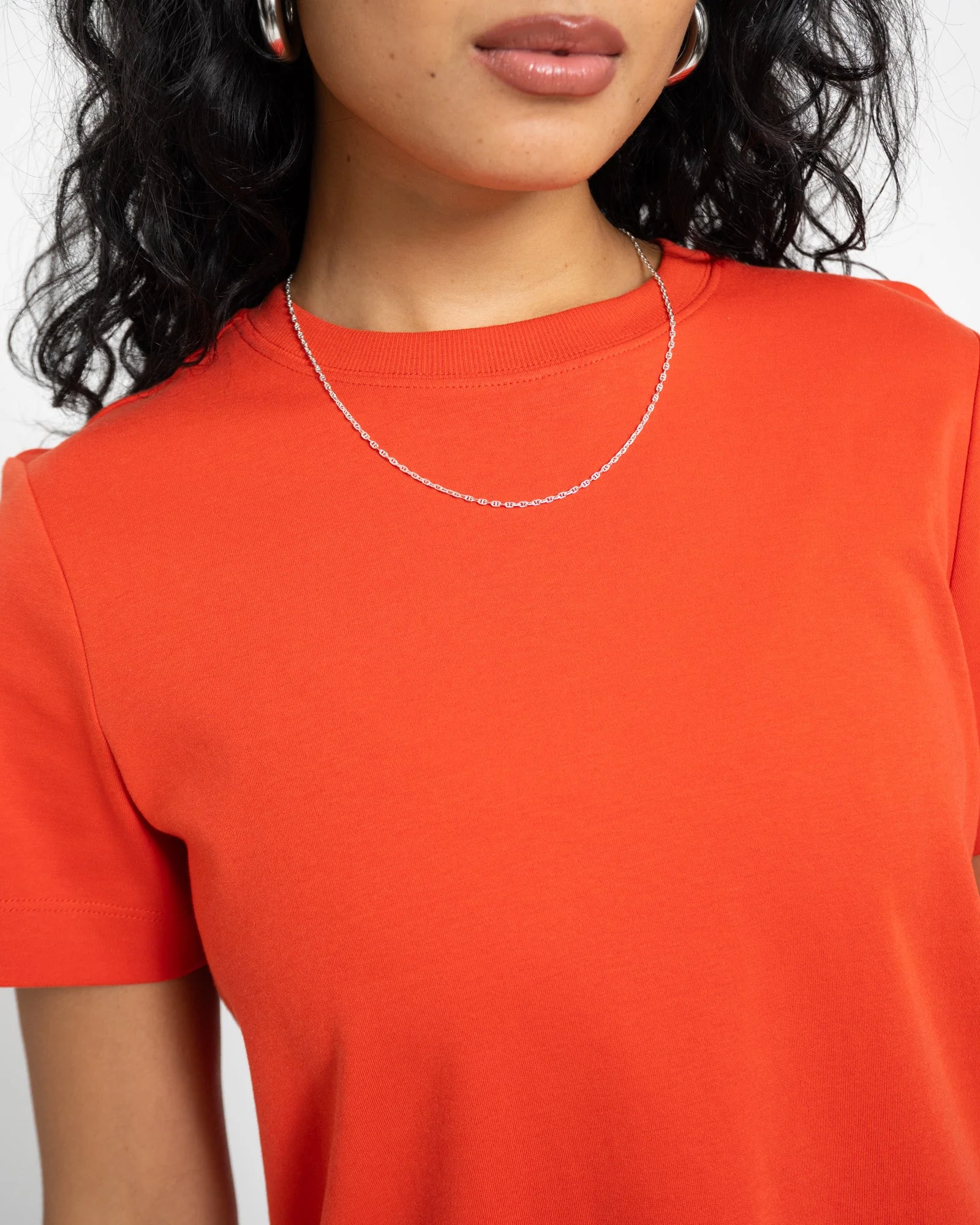 Aware Naima O-Neck T-Shirt Molten Lava - Image 5