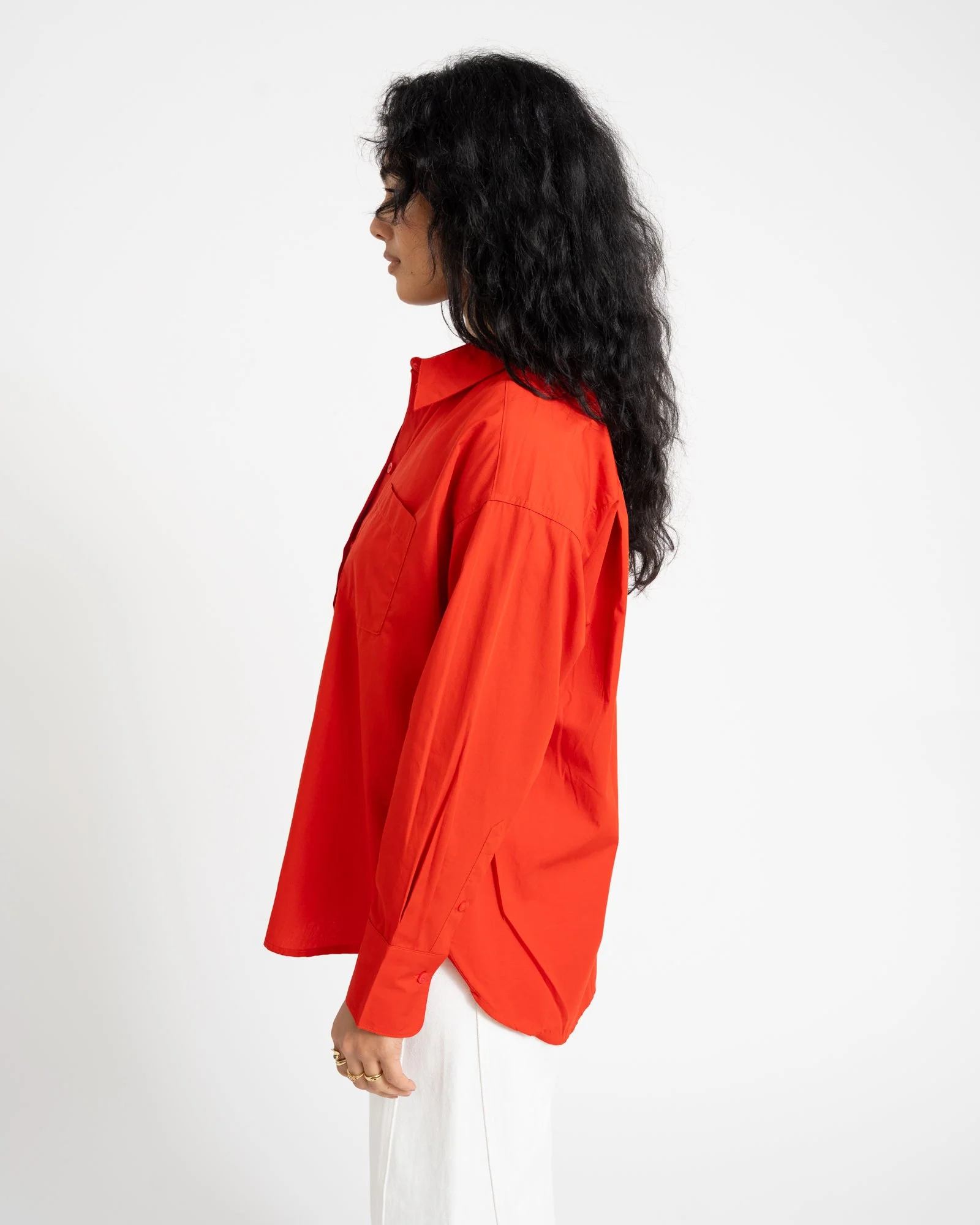 Aware Parina Loose Shirt Molten Lava - Image 3
