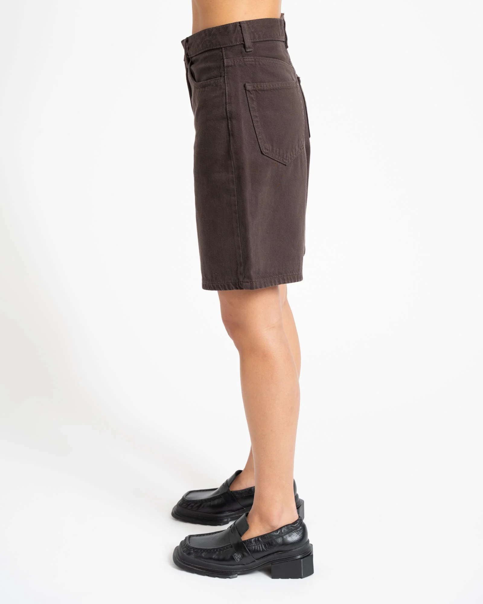 Aware Sage Bermuda Color Shorts Chocolate Torte - Image 3