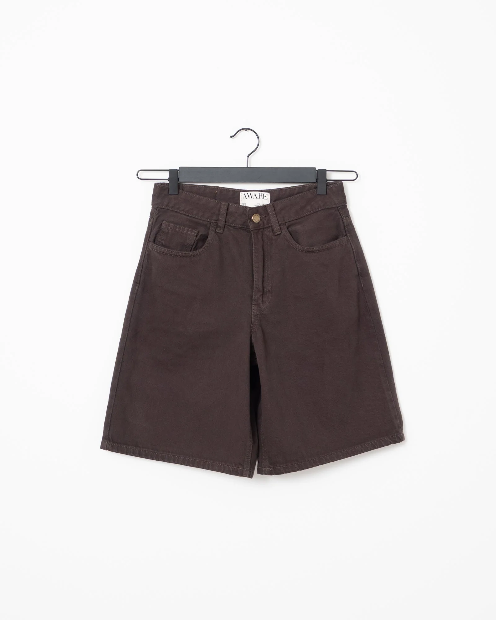 Aware Sage Bermuda Color Shorts Chocolate Torte - Image 7