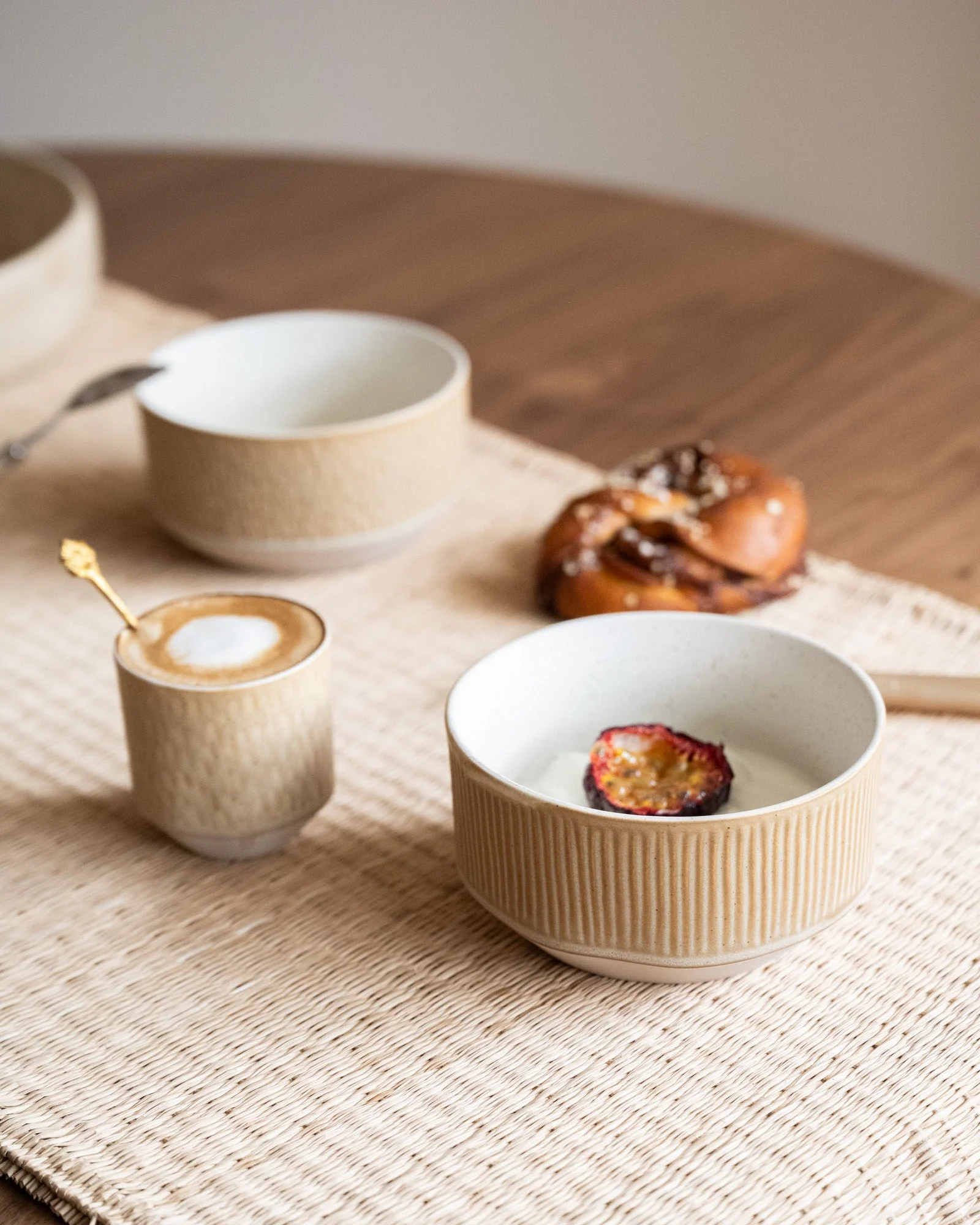 Miyaki Bowl Stripes / Hammered