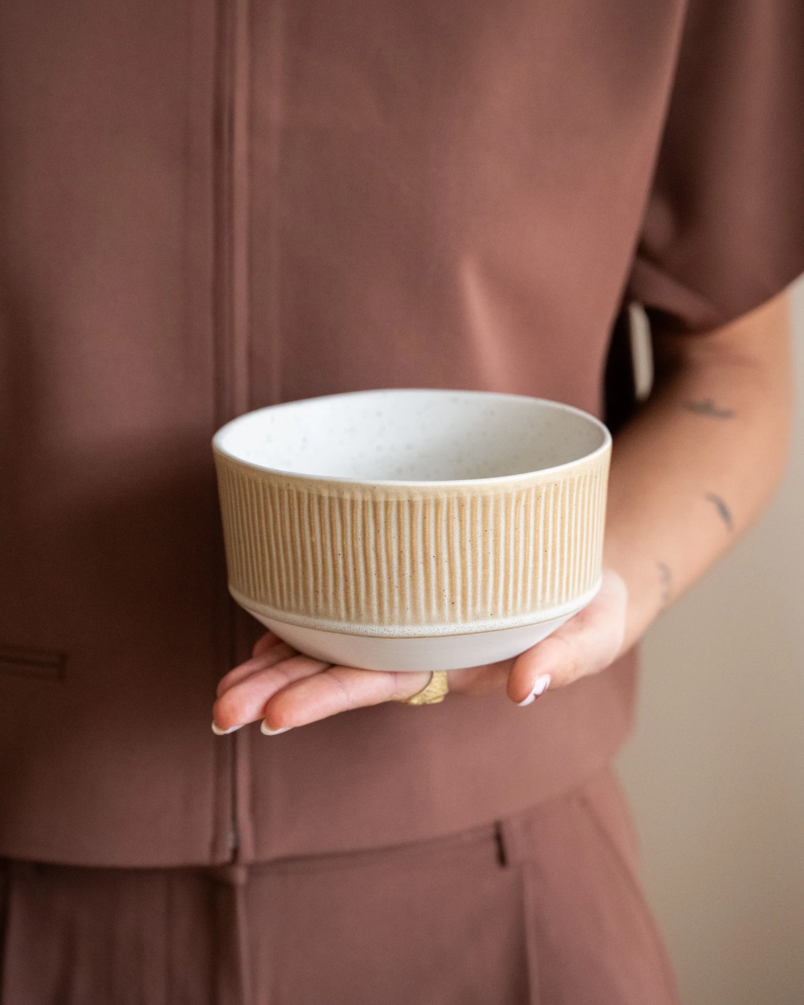 Miyaki Bowl Stripes / Hammered - Image 5
