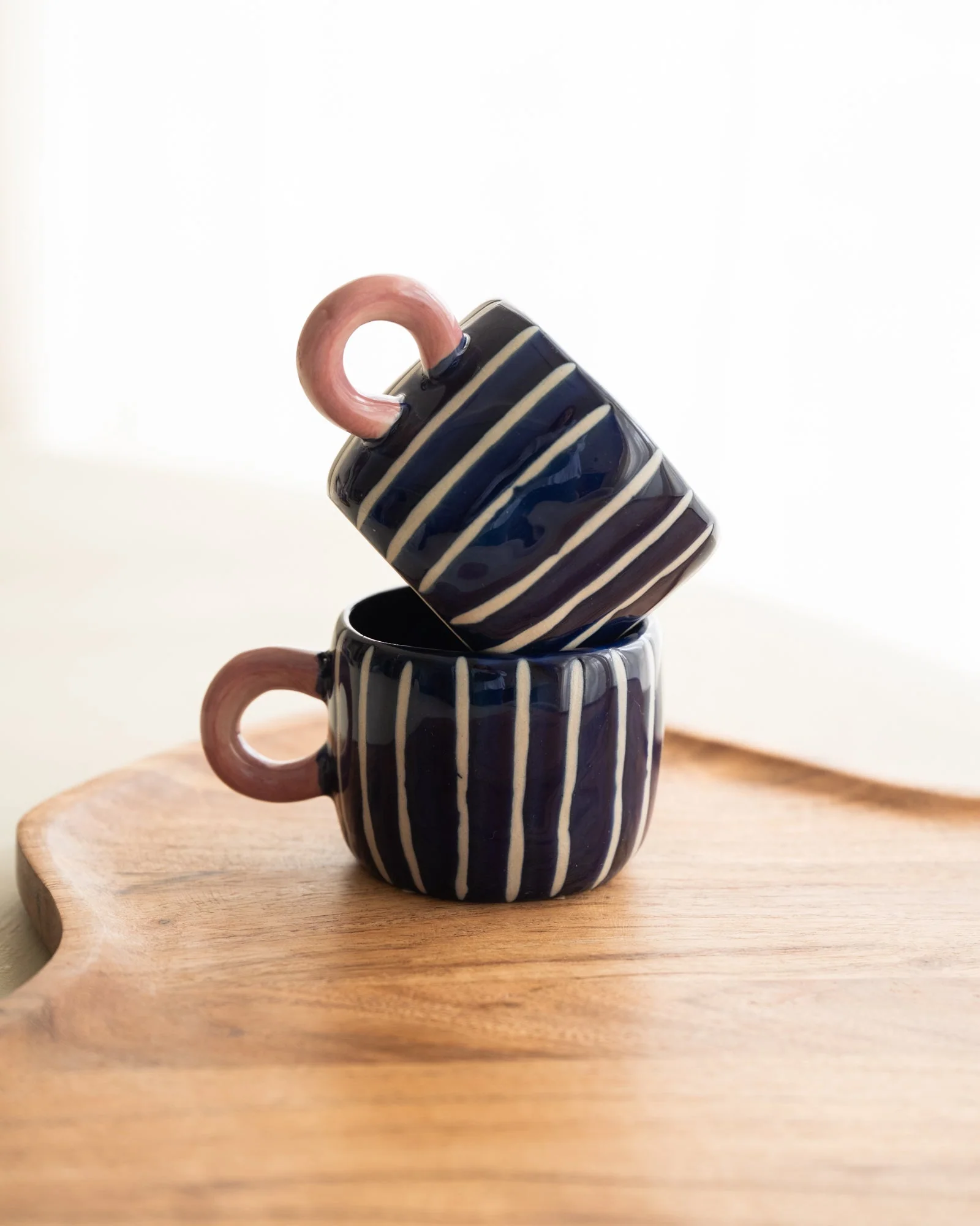 Bloomingville Small Mug Nini Blue And Pink - Image 3