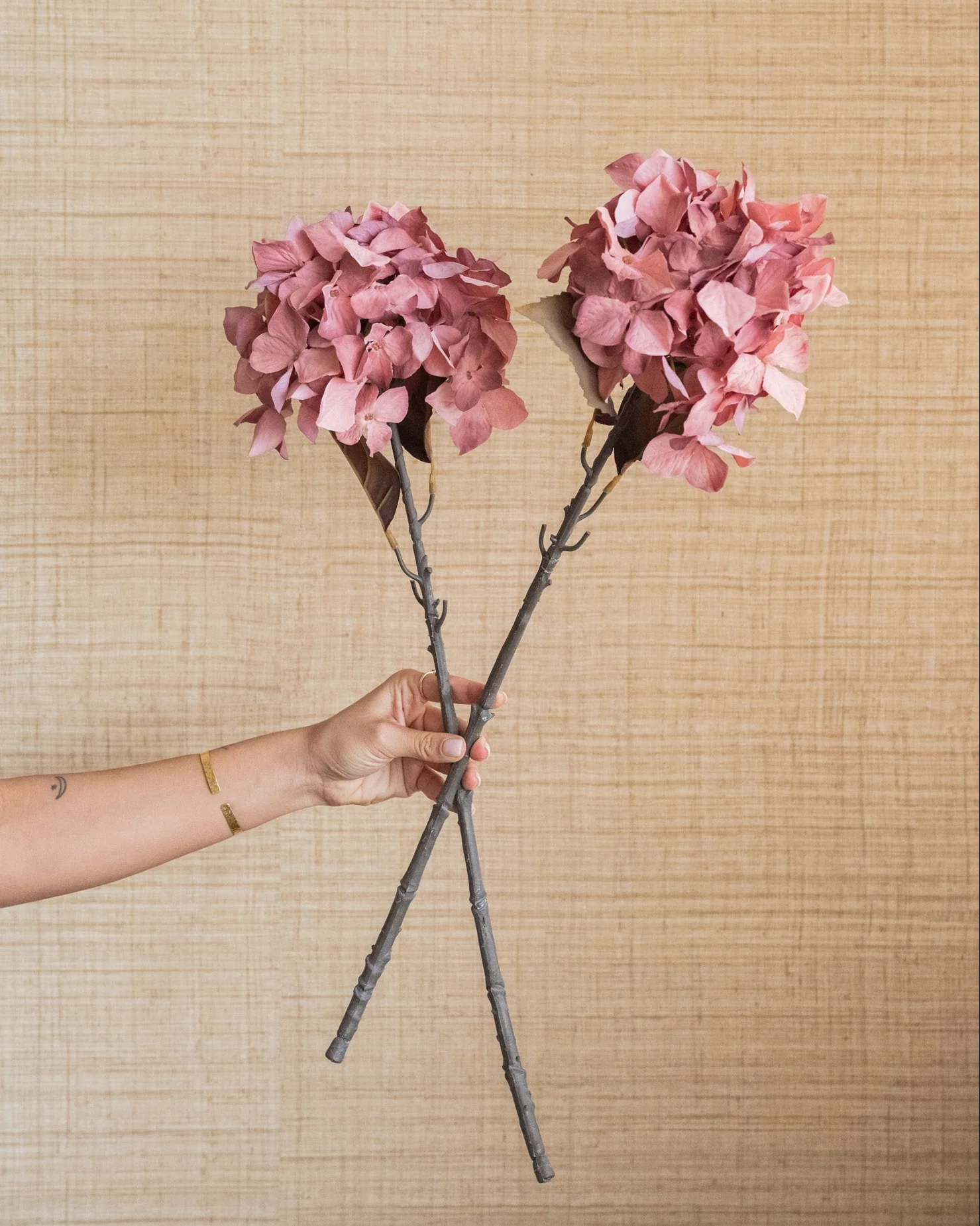 Bloomingville Kunstbloemen Hydrangea Pink
