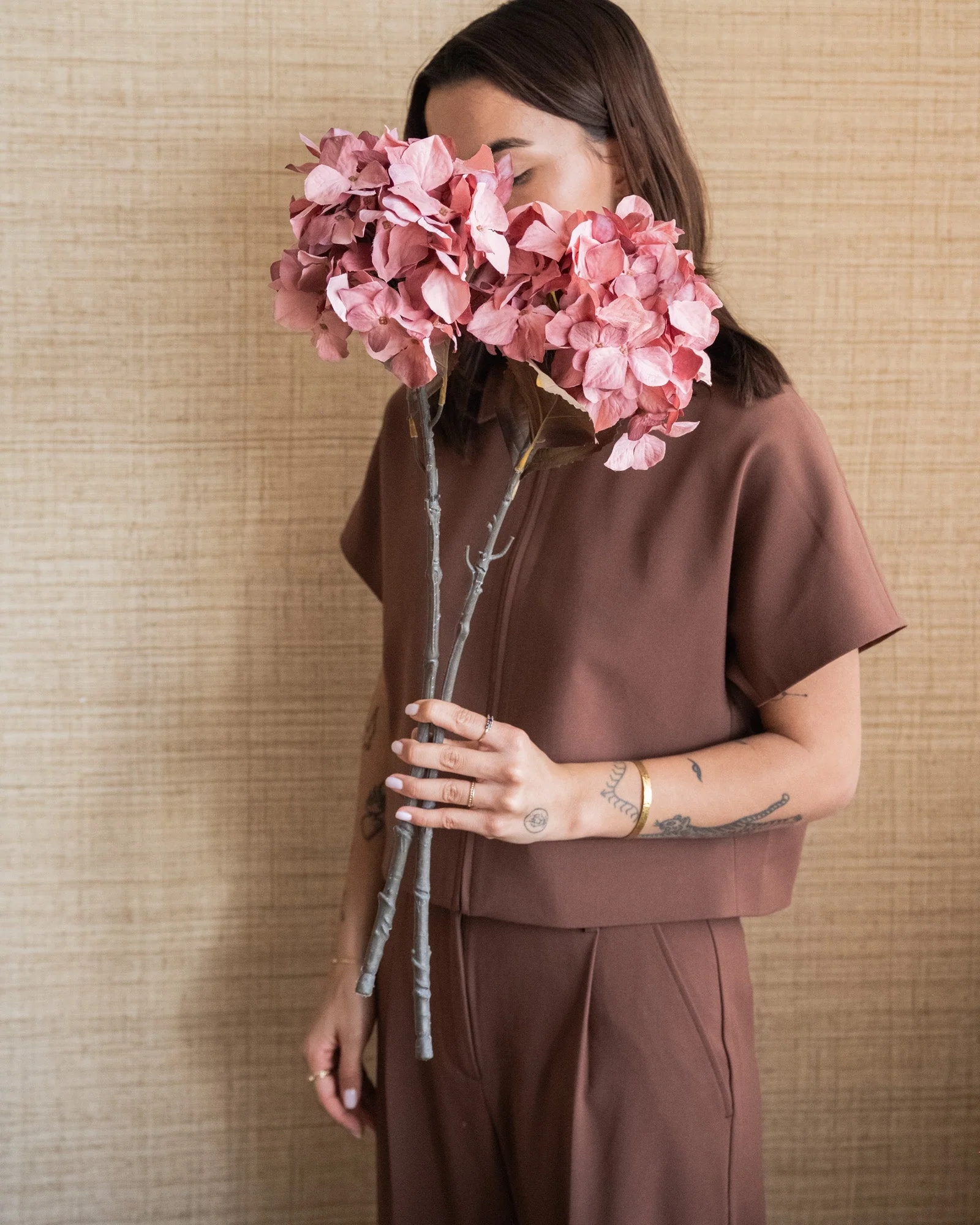 Bloomingville Kunstbloemen Hydrangea Pink - Image 3