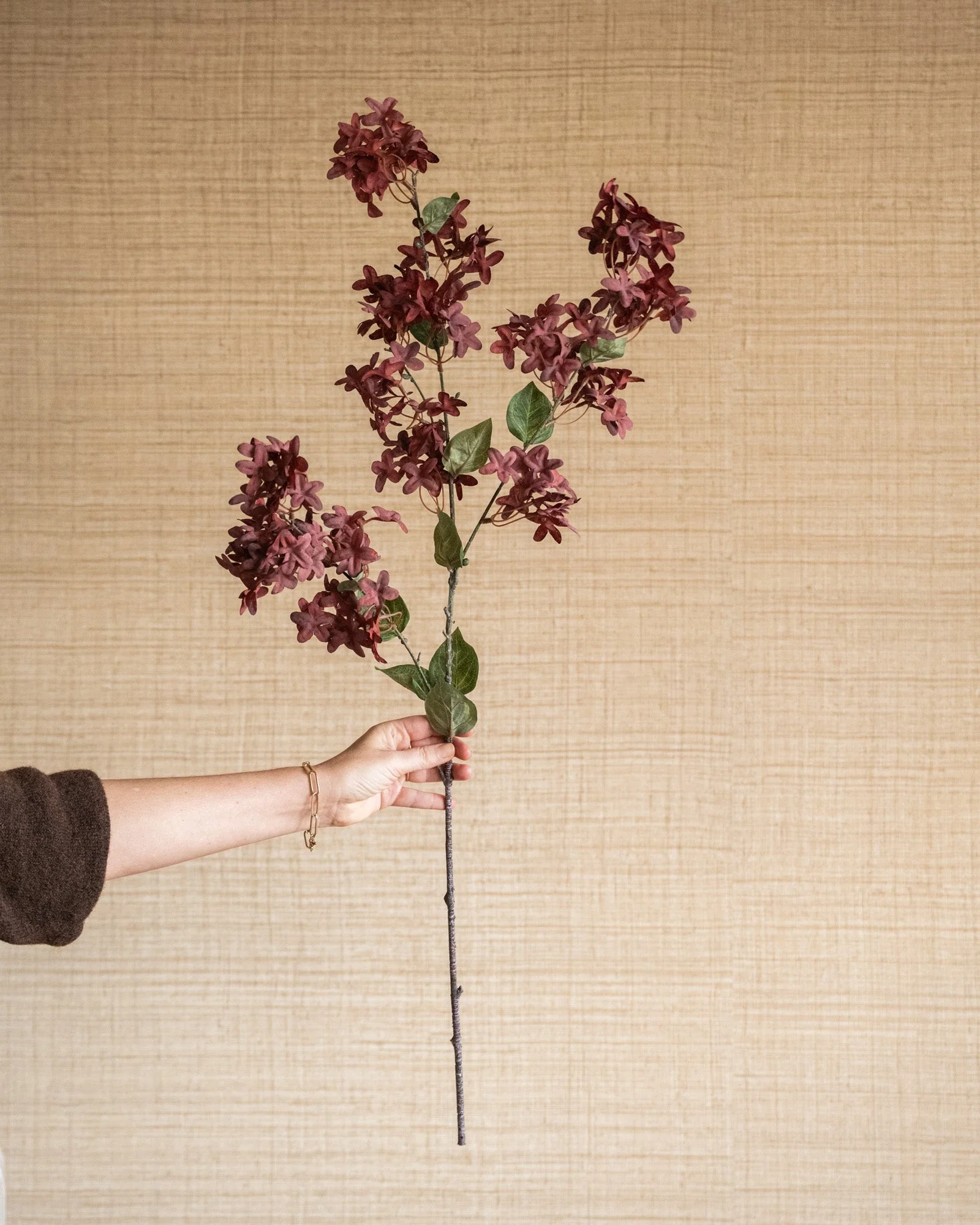 Kunstbloemen Myrtle Burgundy - Image 2