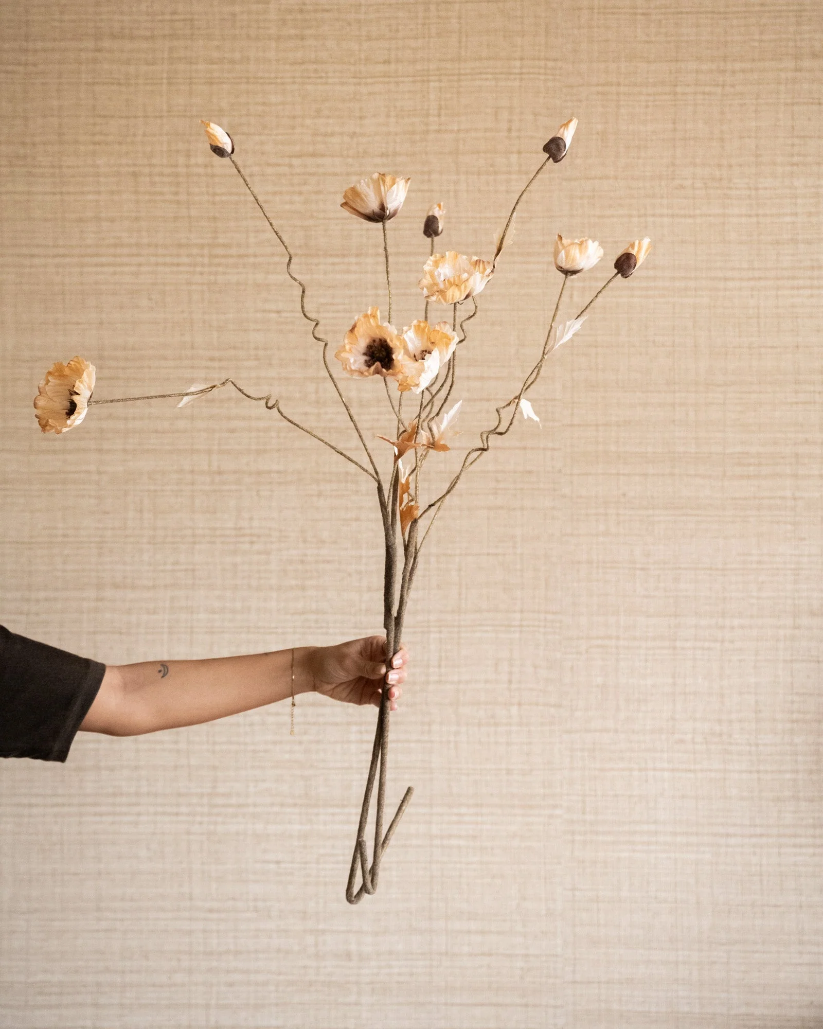 Bloomingville Kunstbloemen Poppy Stem