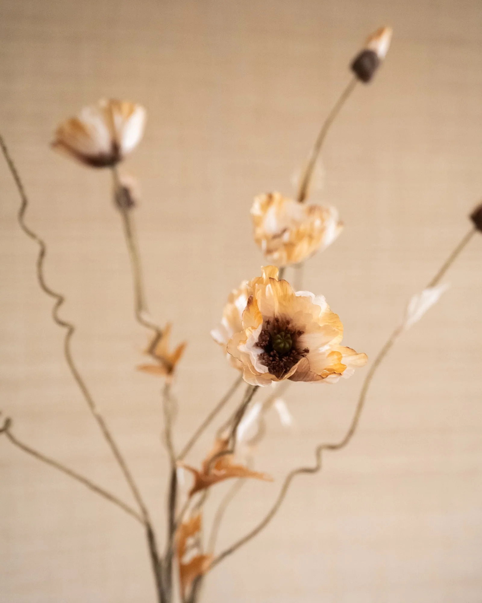 Bloomingville Kunstbloemen Poppy Stem - Image 3
