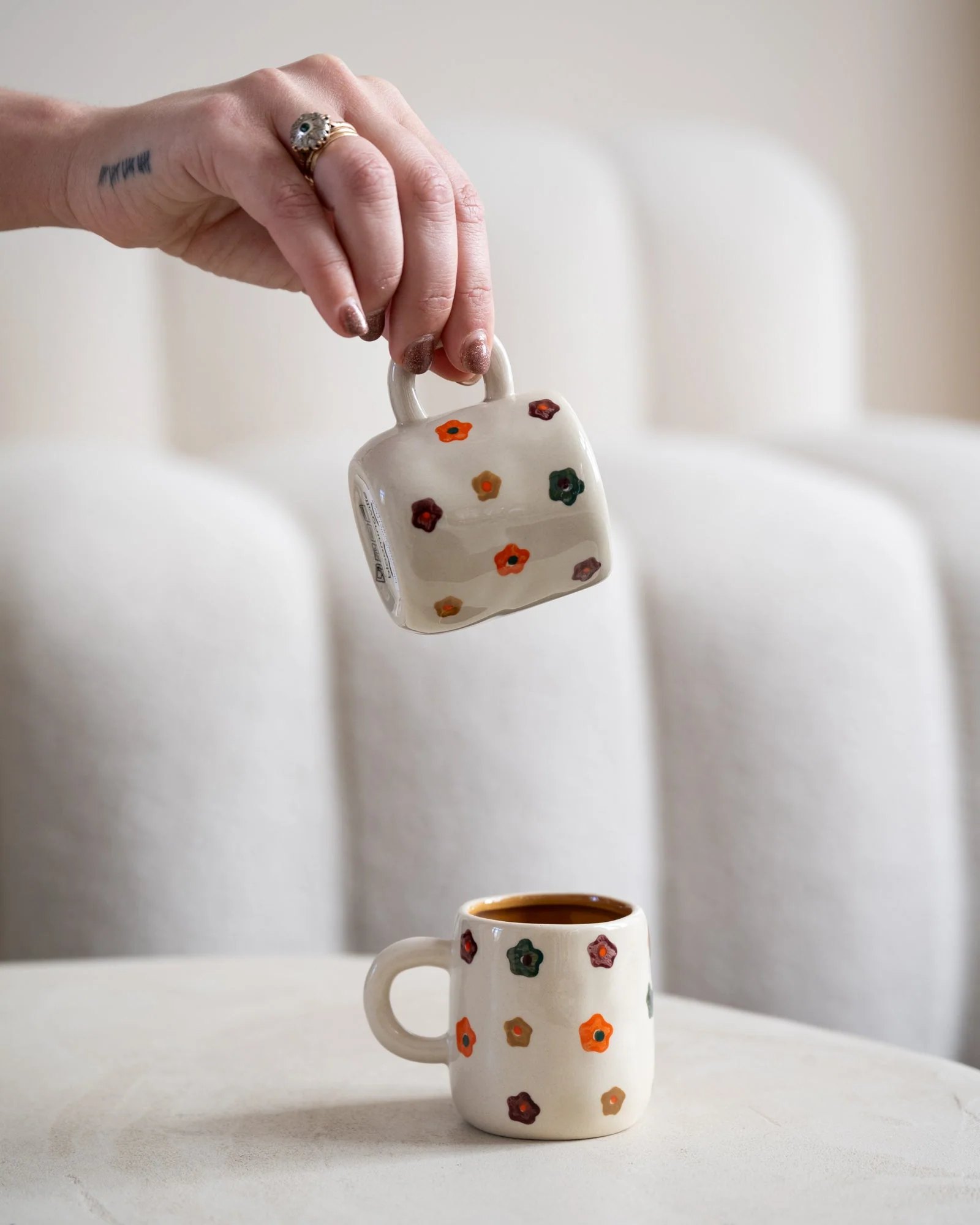 Bloomingville - Mug Addy Flower - Image 6
