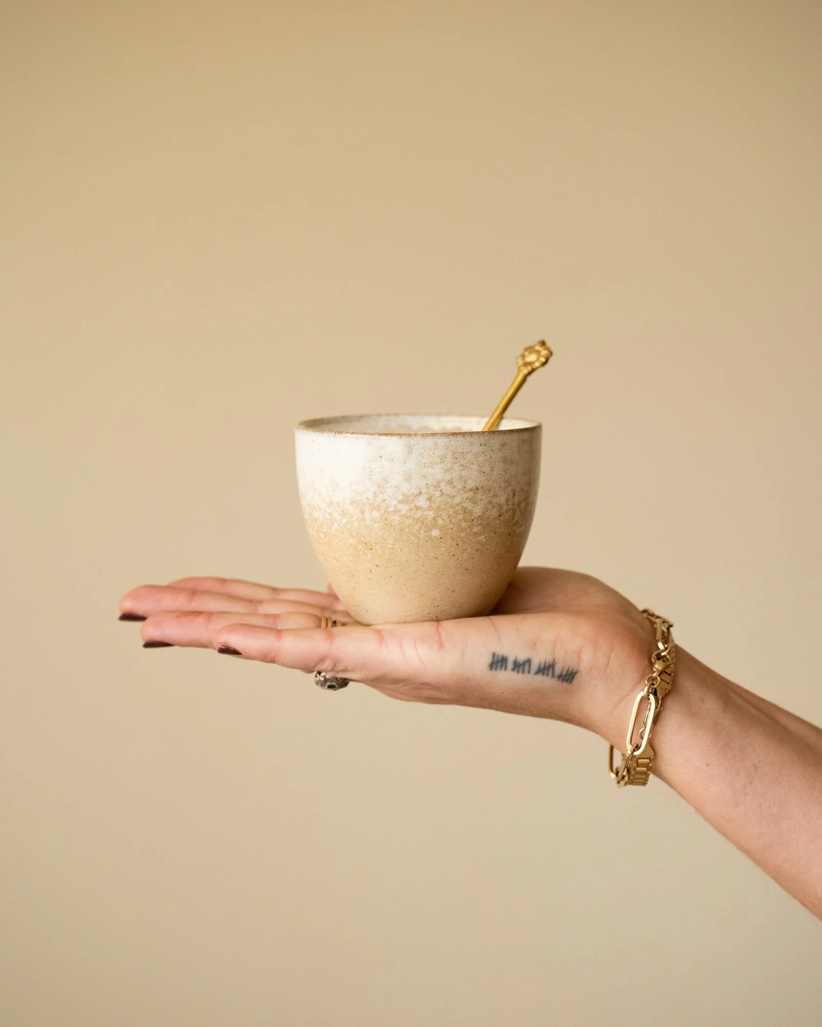 Bloomingville Cappuccino Mug Paula Beige - Image 6