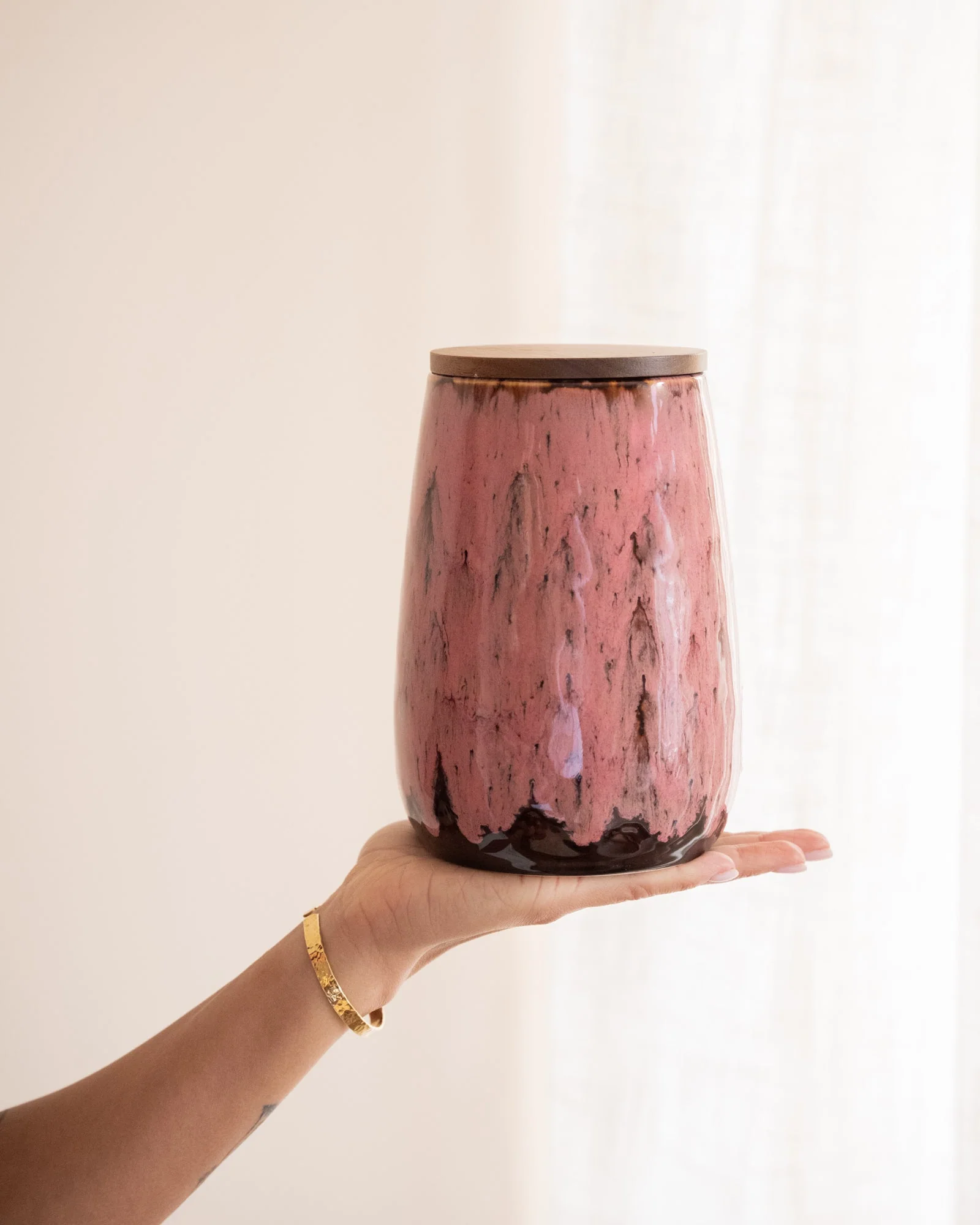 Bloomingville Storage Jar Rayen Pink
