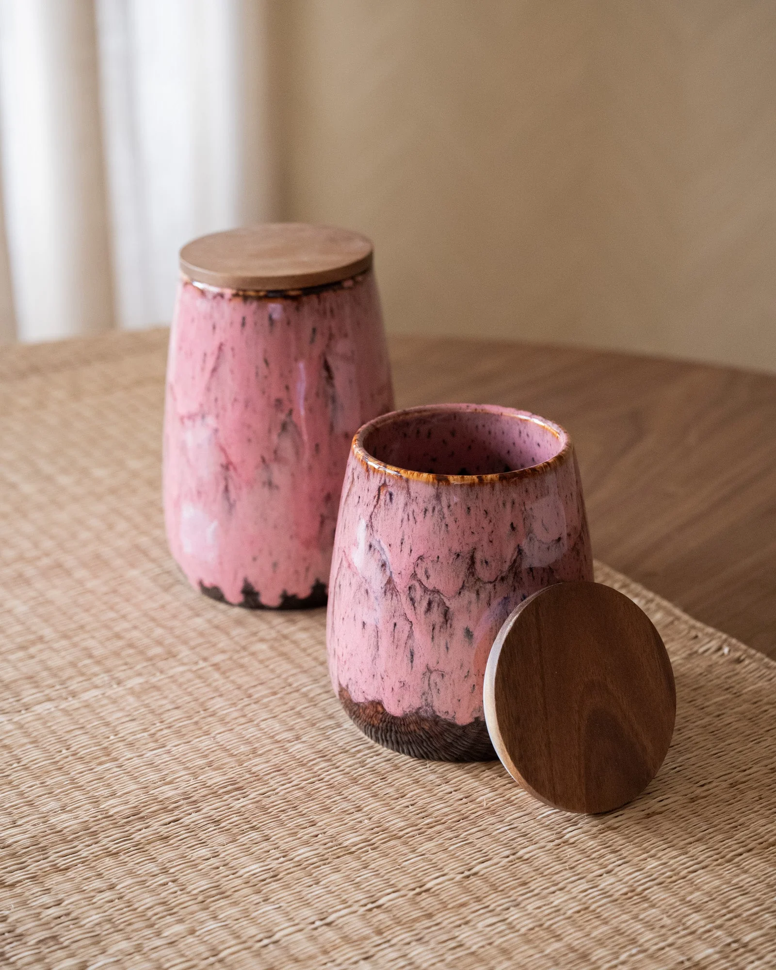Bloomingville Storage Jar Rayen Pink - Image 2