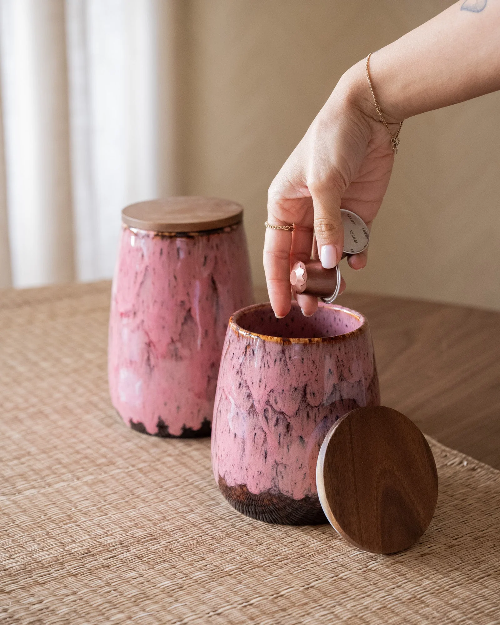 Bloomingville Storage Jar Rayen Pink - Image 5