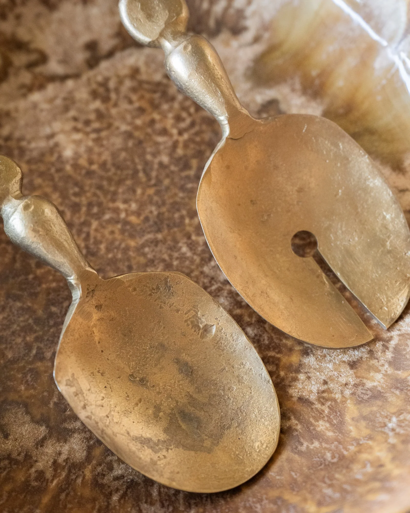 Set van 2 - Bloomingville Salad Servers Edi Brass - Image 4